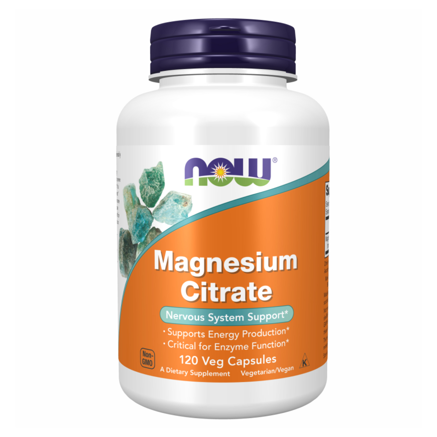 Now Foods Magnesium Citrate - 120 caps 100-34-7892041-20