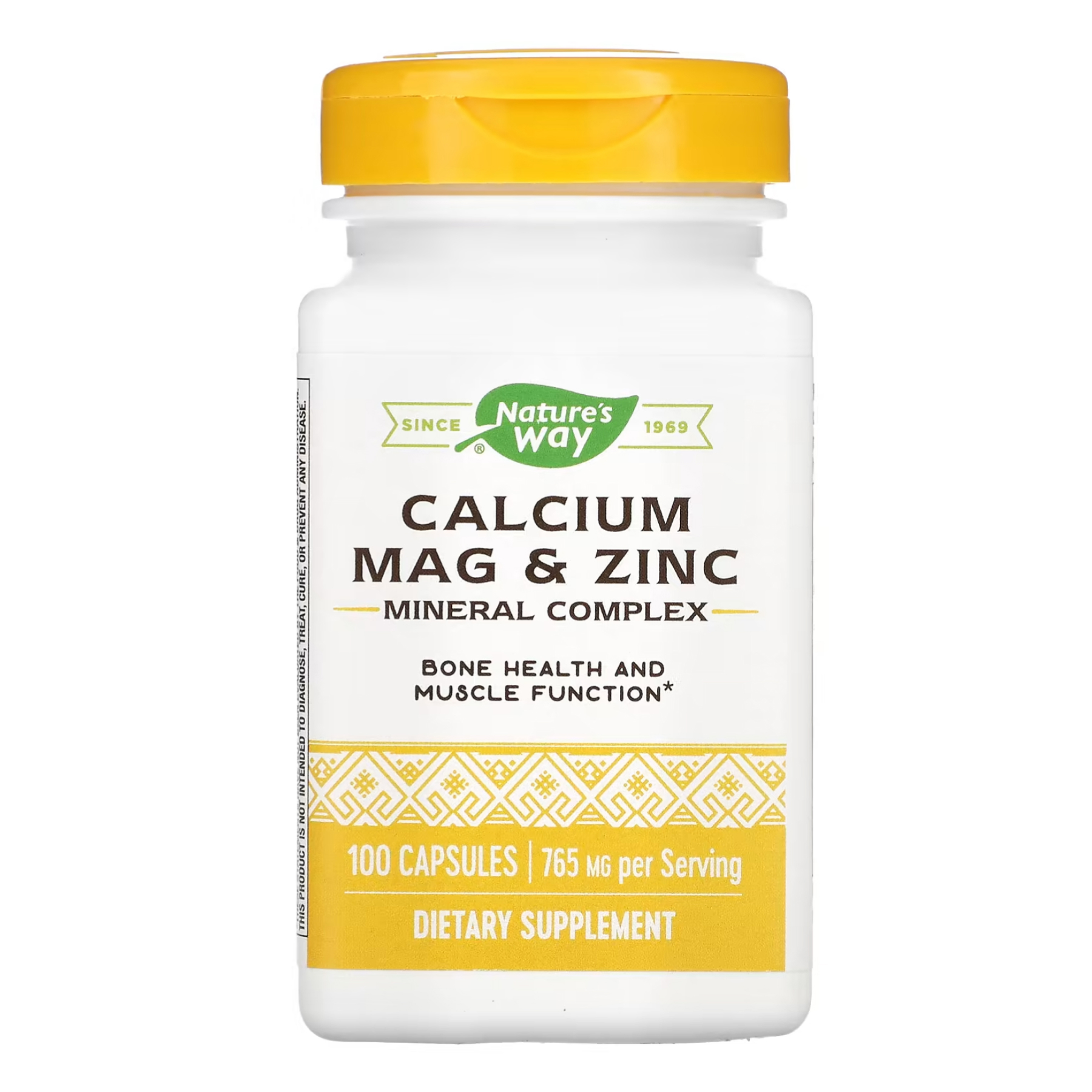 Nature's Way Calcium-Magnesium-Zinc - 100 caps 2022-10-1075