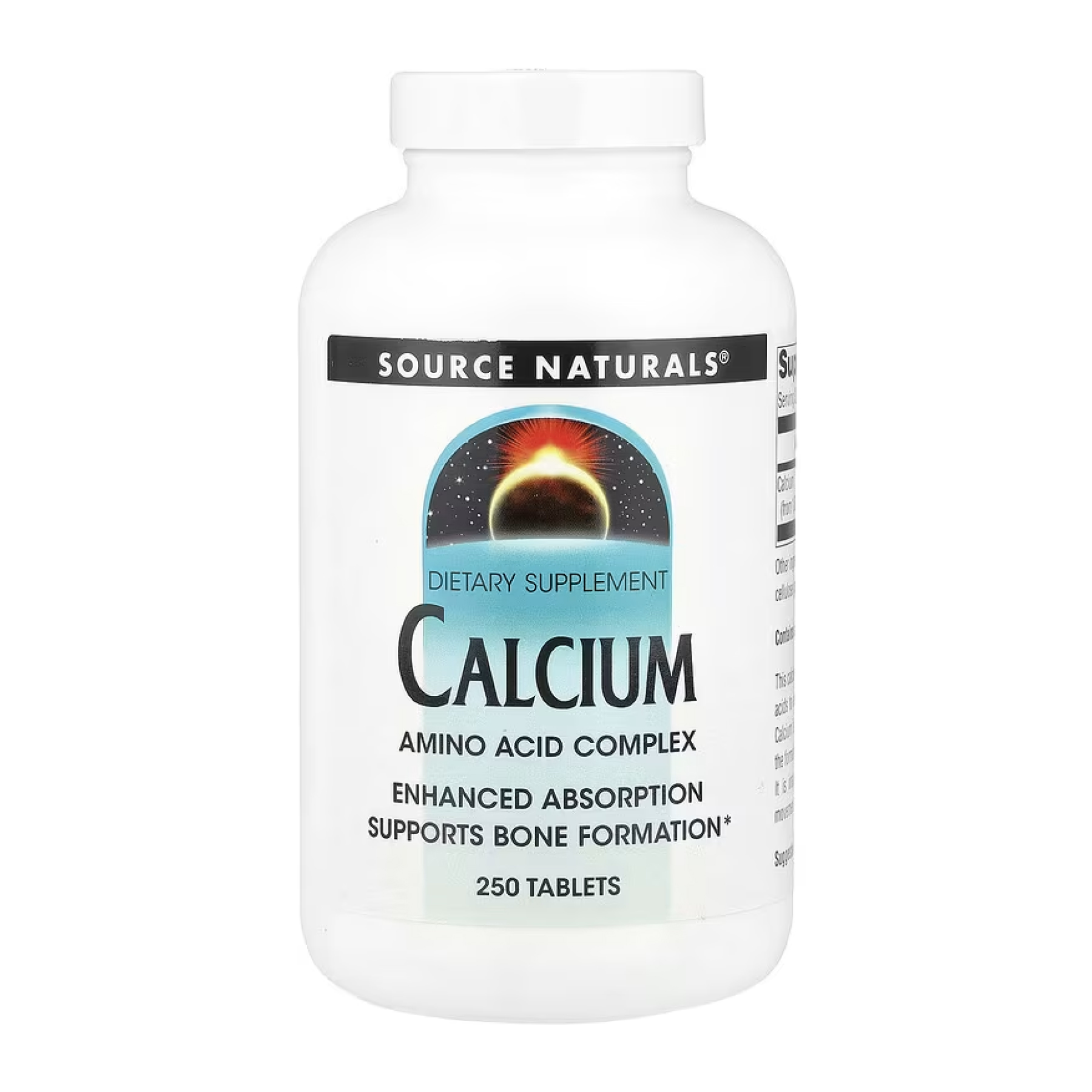 Source Naturals Calcium 200mg - 250 tabs 2023-10-5285