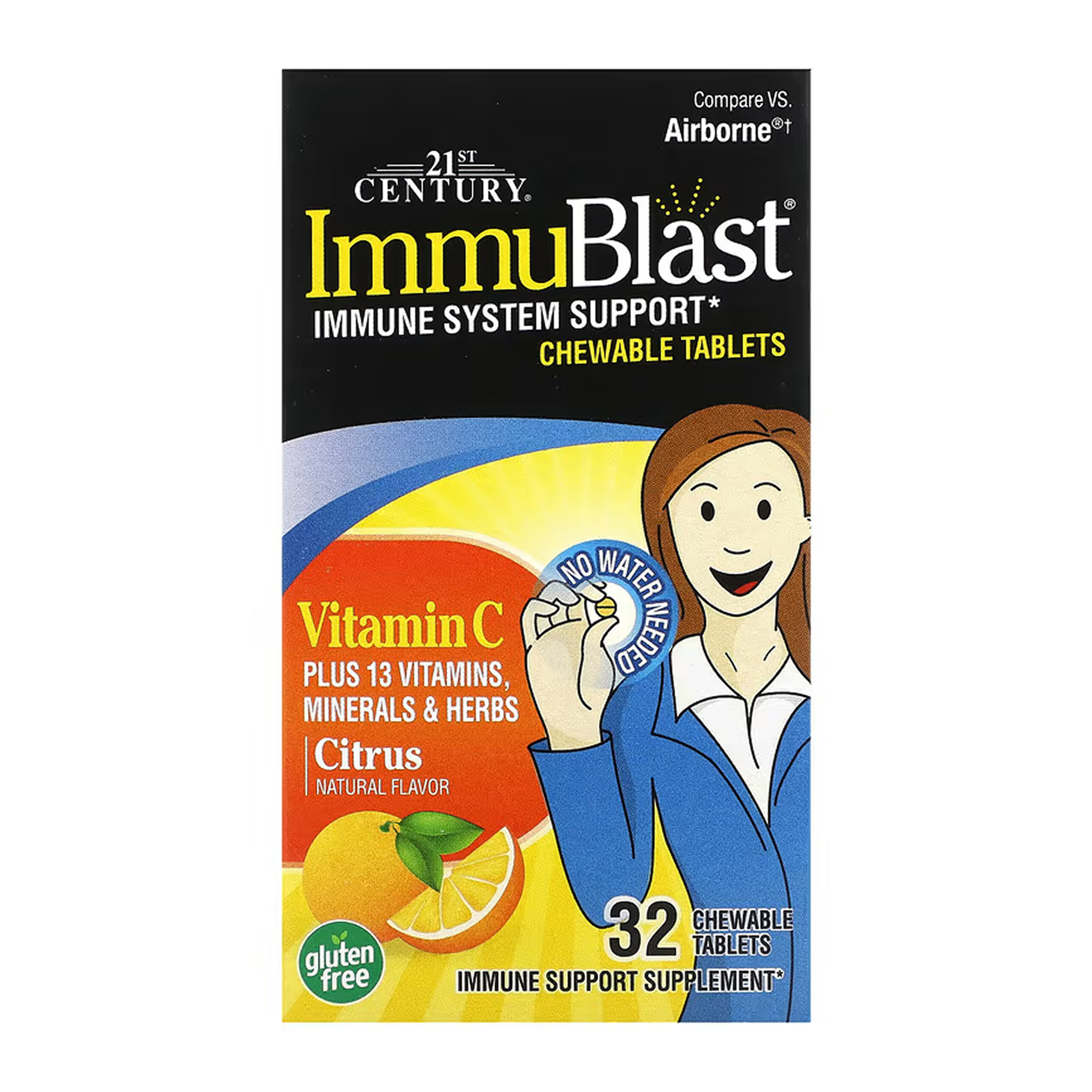 21st Century ImmuBlast - 32 chewables tabs 2023-10-7126