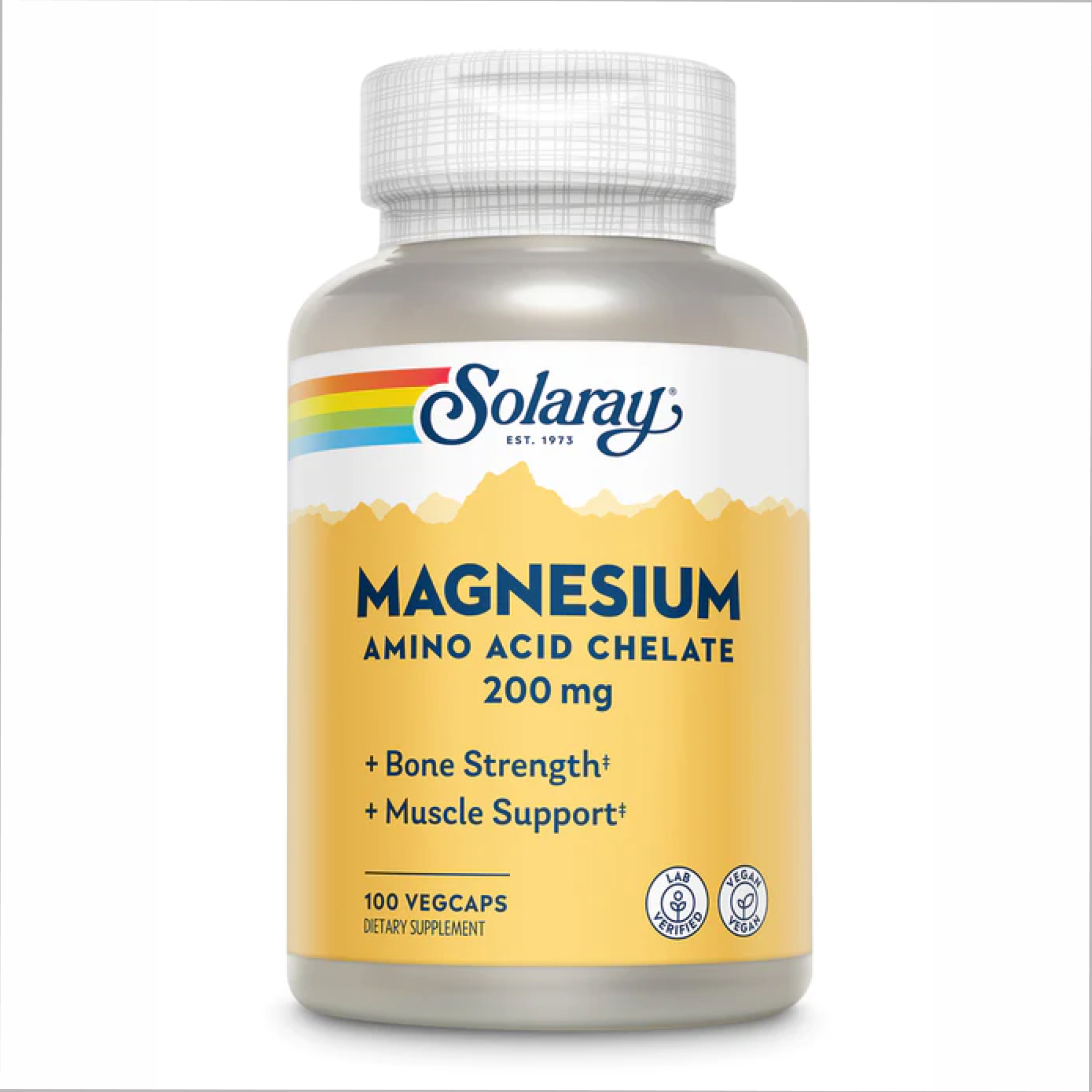Solaray Magnesium 200mg - 100 vcaps 2022-10-1026