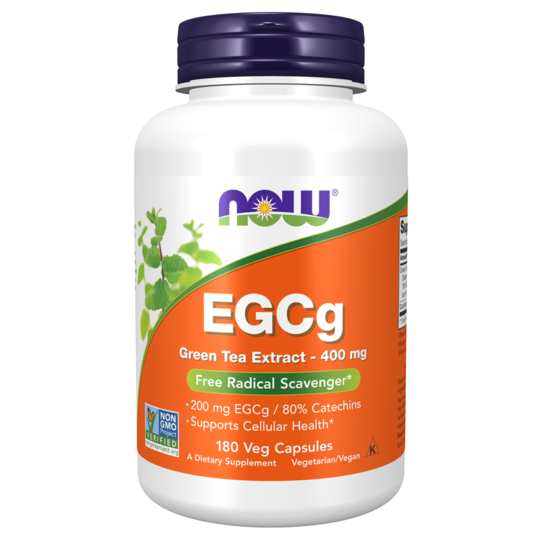 Now Foods EGCg Green Tea Extract 400mg - 180 vcaps 2022-10-2653