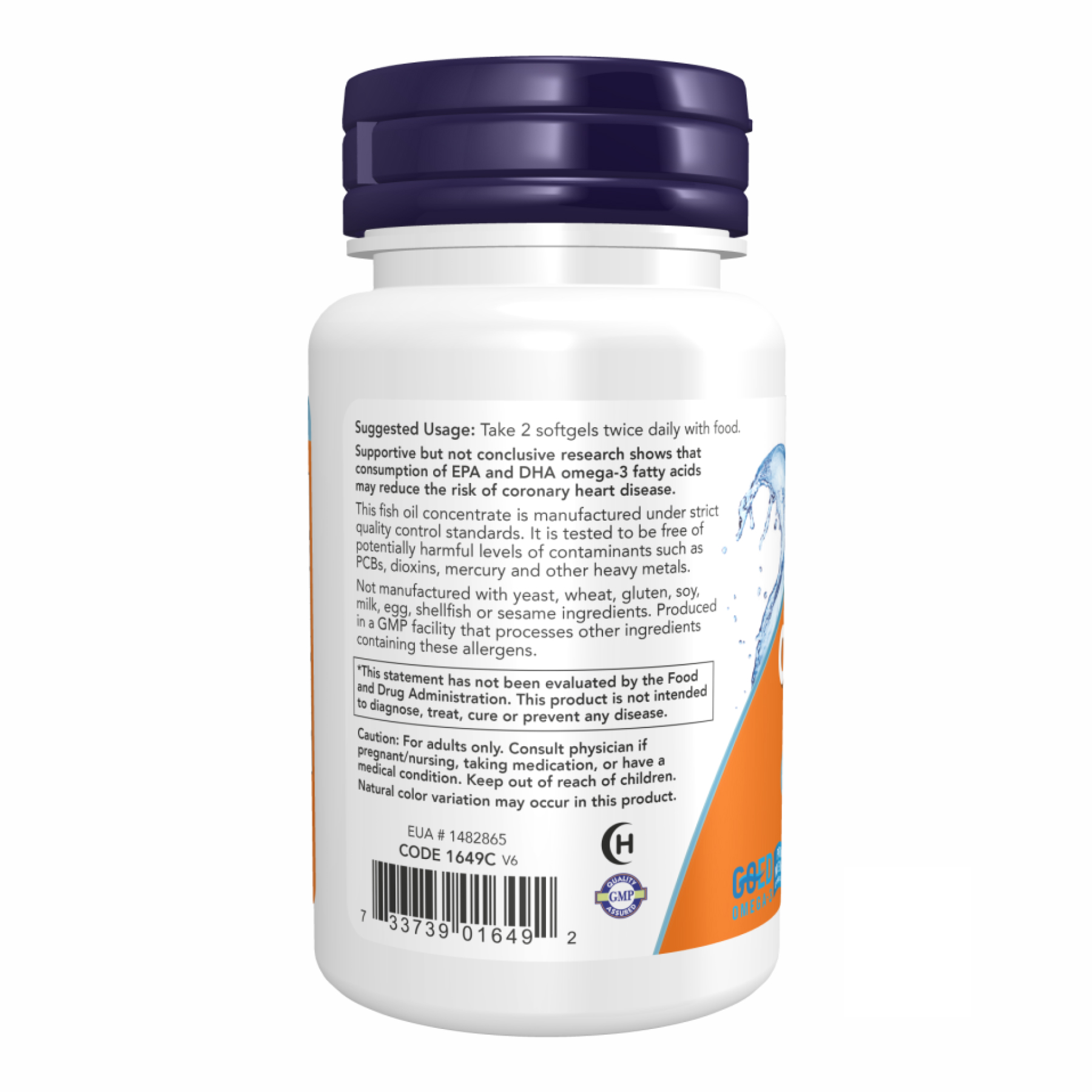 Now Foods Omega-3 1000mg - 30 sgels 2022-10-0052