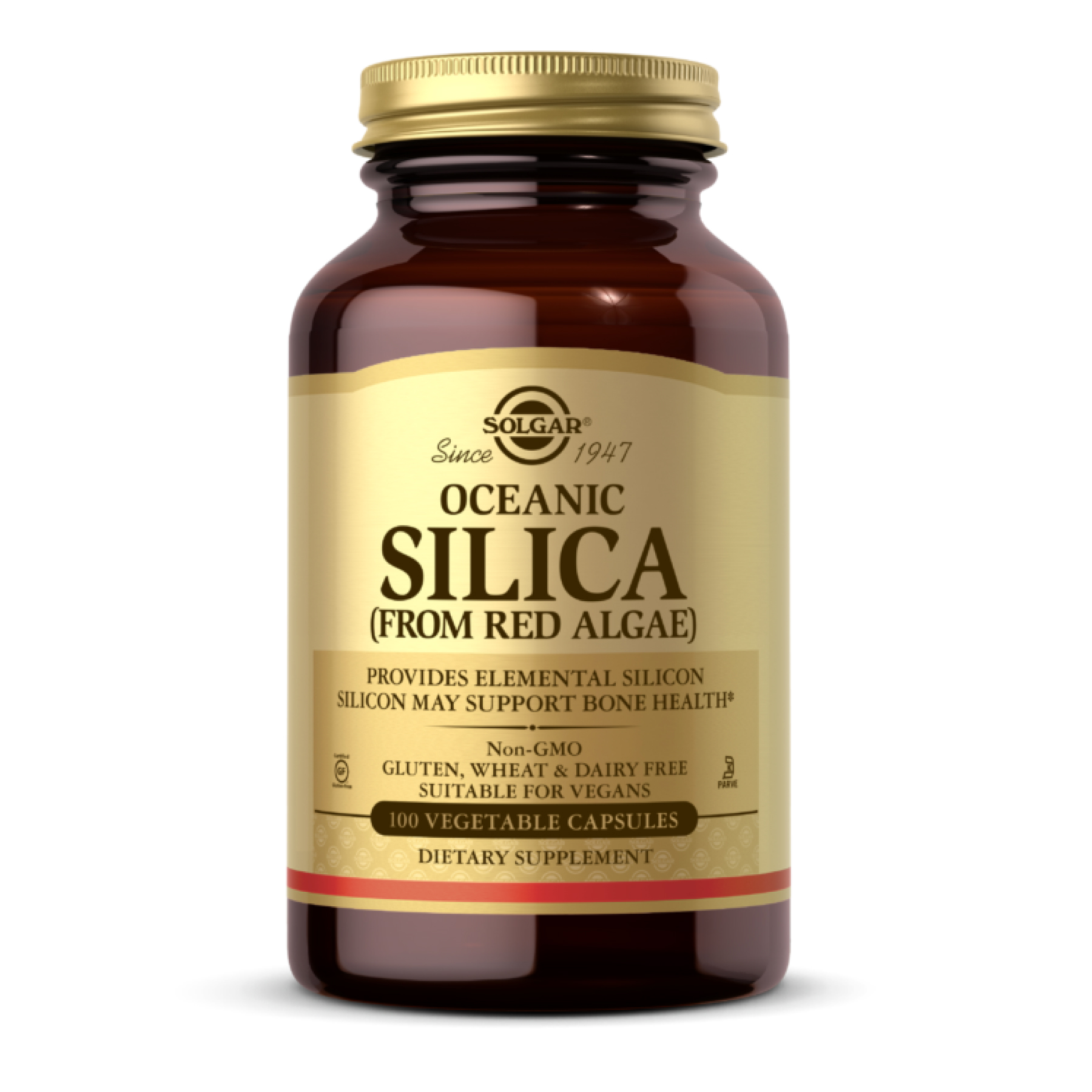 Solgar Oceanic Silica 25mg - 100 vcaps (Повреждена этикетка) 2023-10-8010