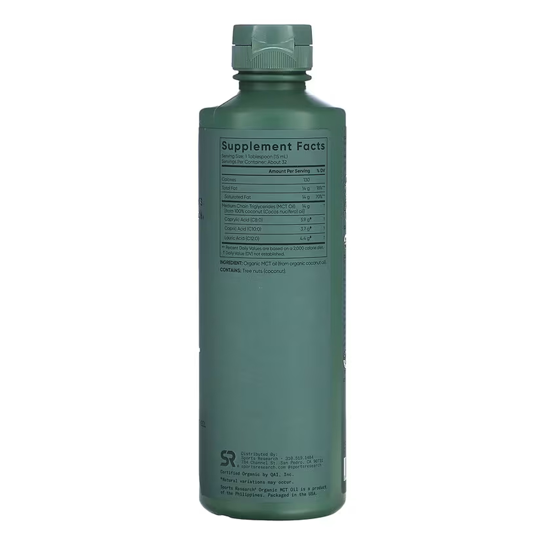 Sport Research Organic MCT Oil - 473 ml 2023-10-6177