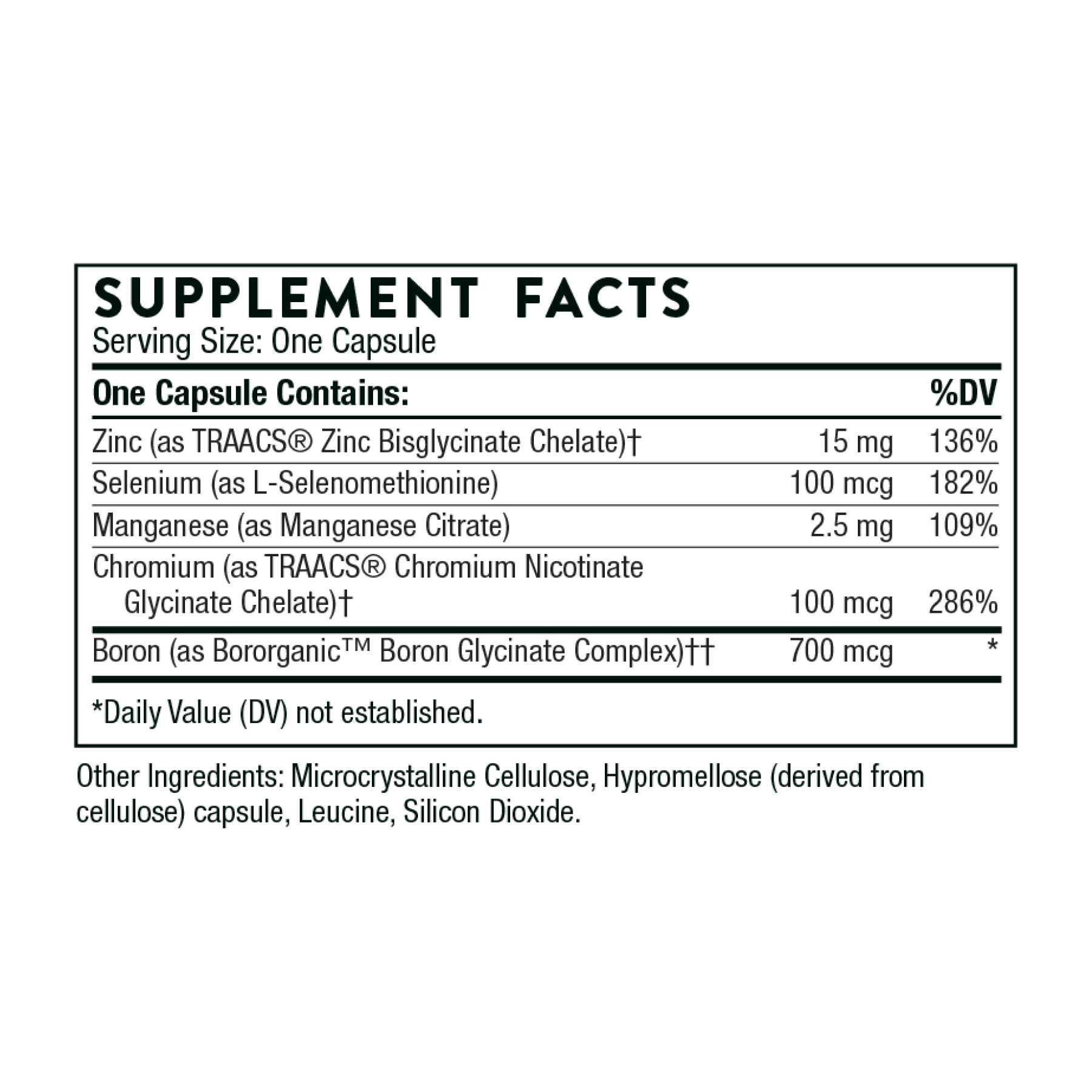 Thorne Trace Minerals - 90 caps 2023-10-3132
