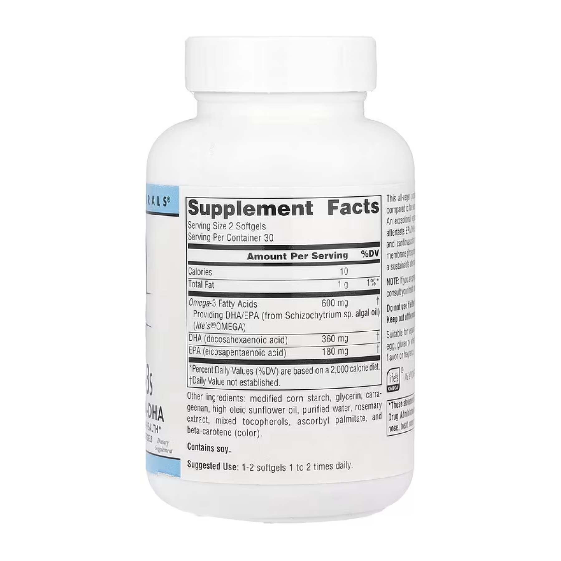 Source Naturals Vegan Omega-3s EPA-DHA 300mg - 60 softgels 2023-10-4330