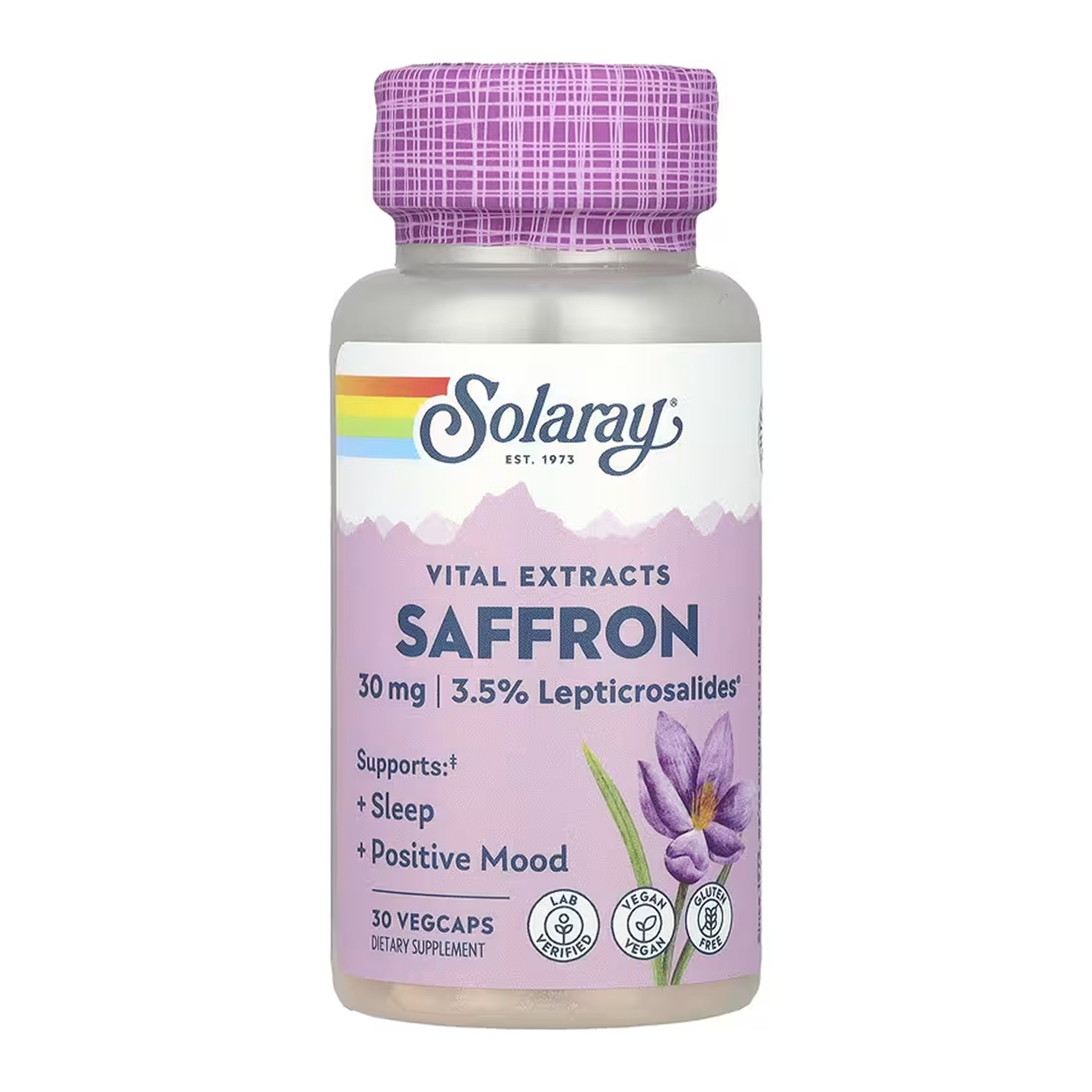 Solaray Vital Extracts Saffron - 30 vcaps 2023-10-7014