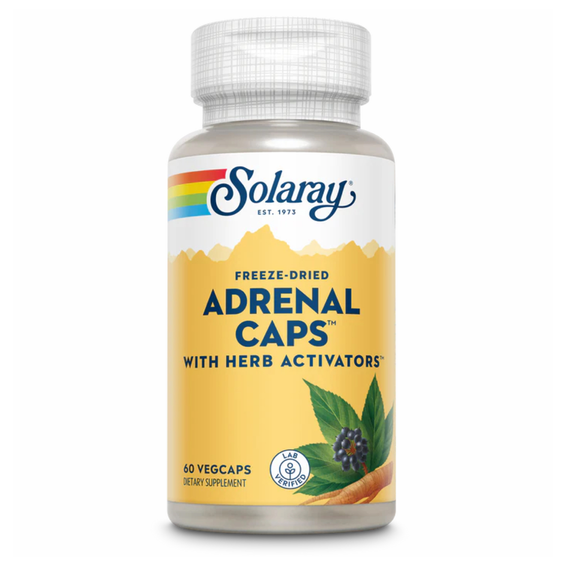 Solaray Adrenal 170mg - 60 vcaps 2022-10-1027