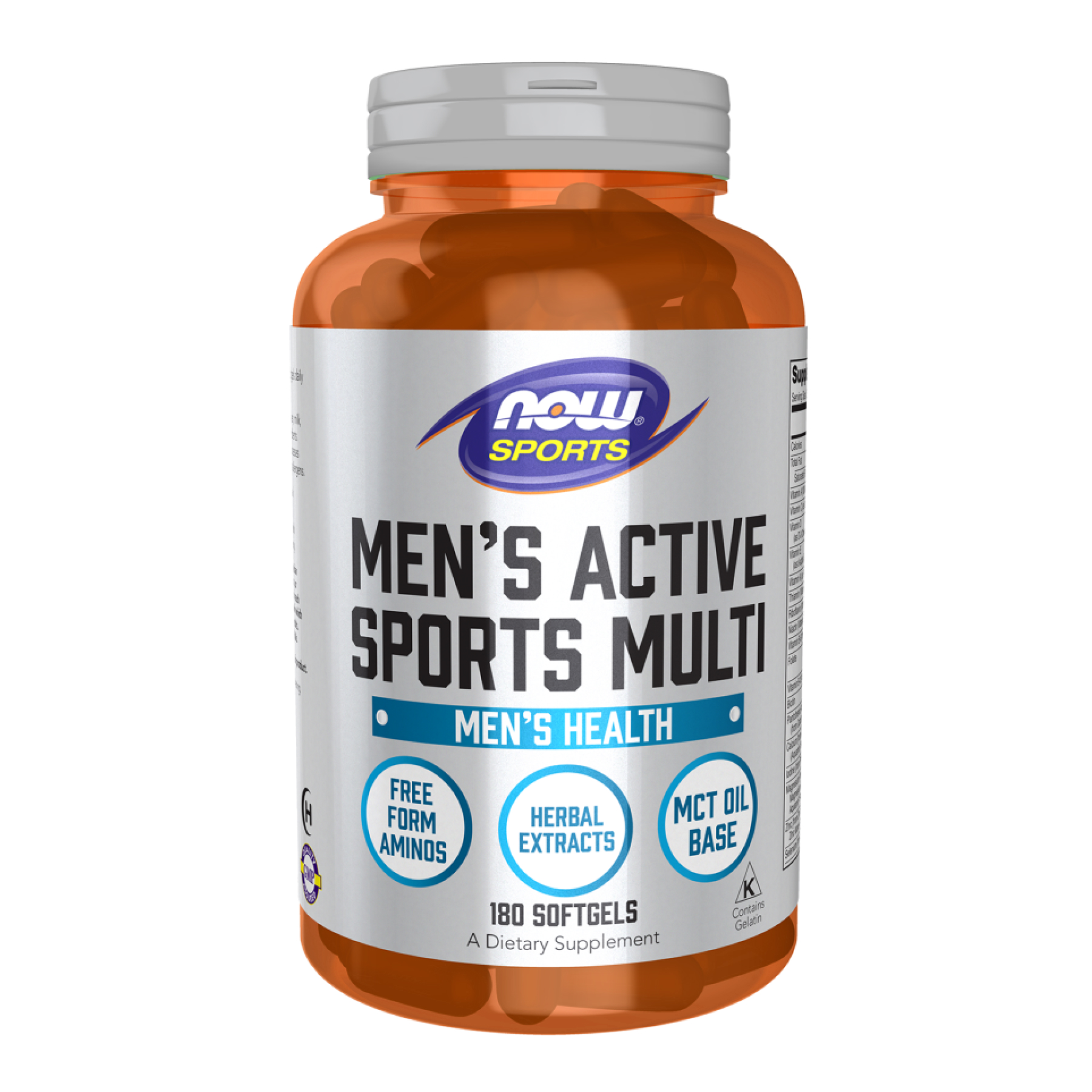 Now Foods Men's Active Sports Multi - 180 Softgels 2022-10-0395