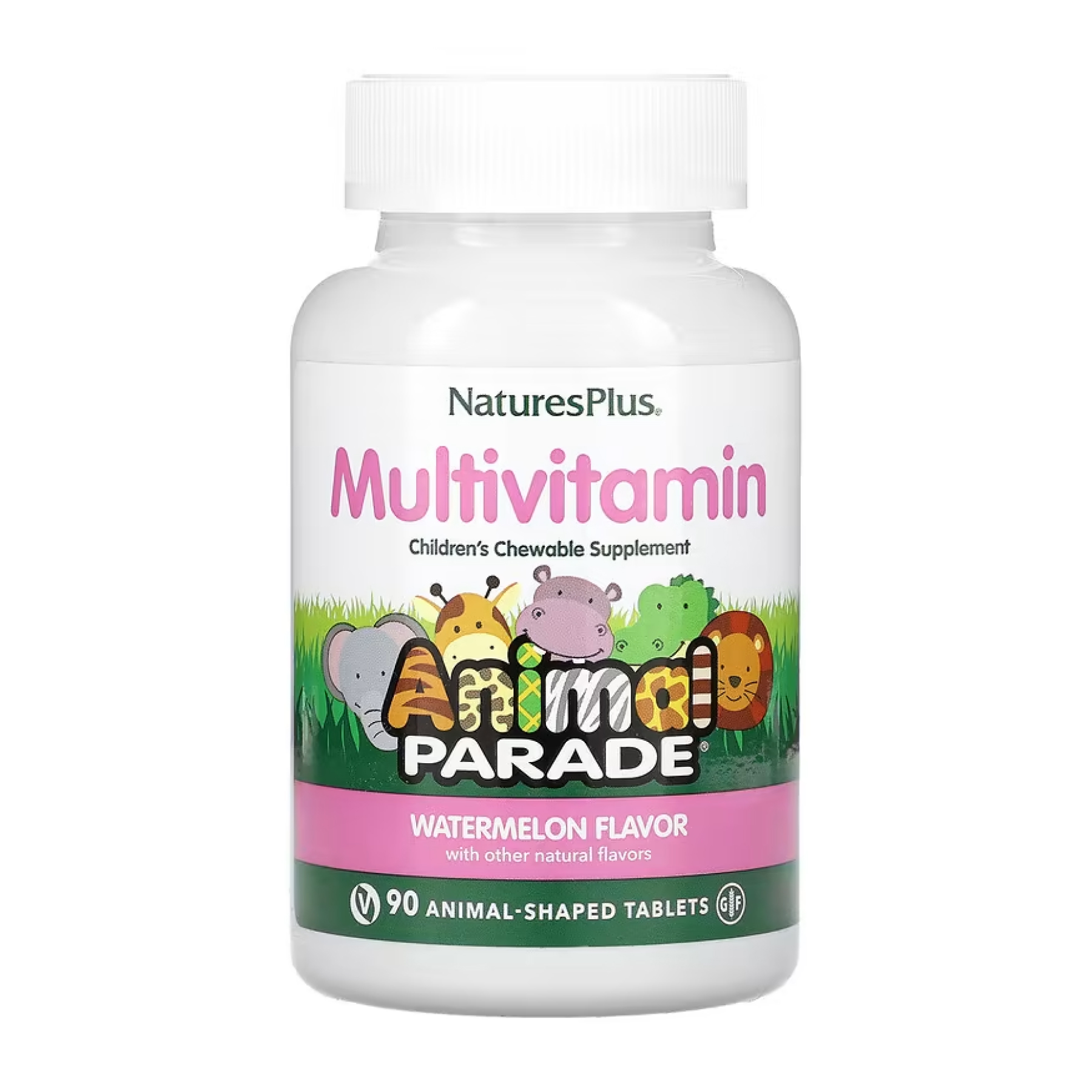 Nature's Plus Animal Parade - 90 tabs Watermelon 2023-10-3459