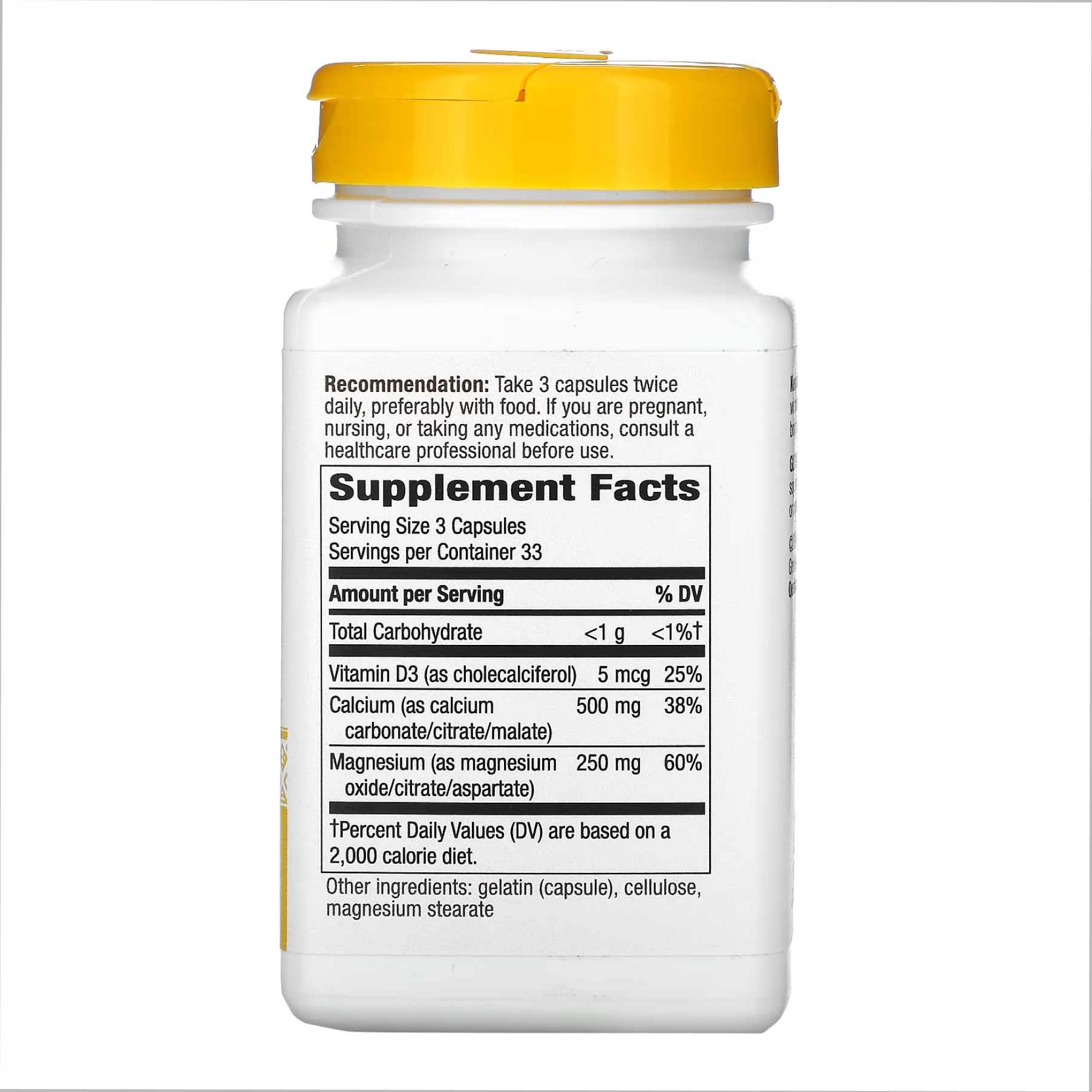 Nature's Way Calcium-Magnesium-Vitamin D - 100 caps (Пошкоджена банка) 2023-10-7760