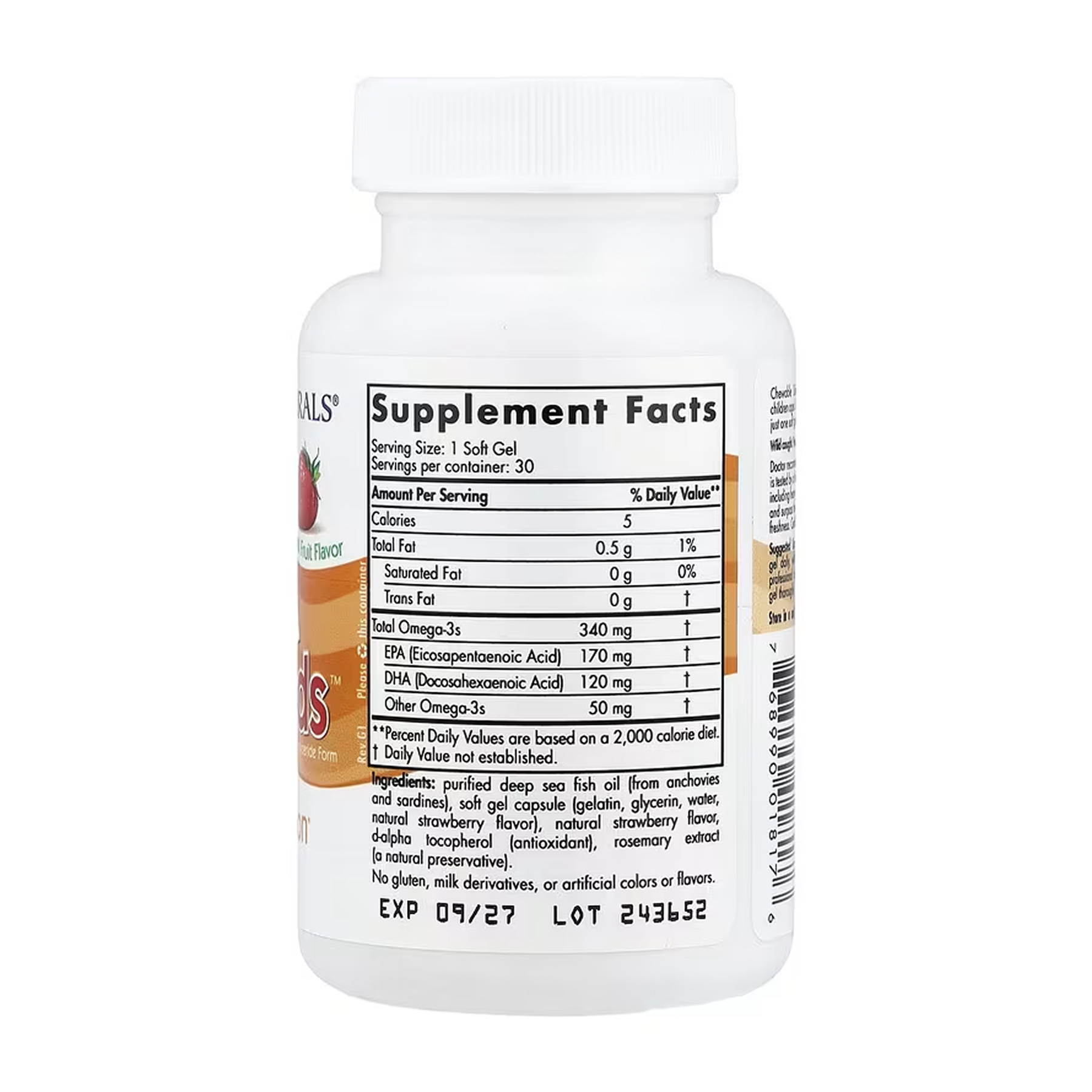 Nordic Naturals Daily Omega Kids - 30 softgels Natural Fruit 100-21-9722861-20