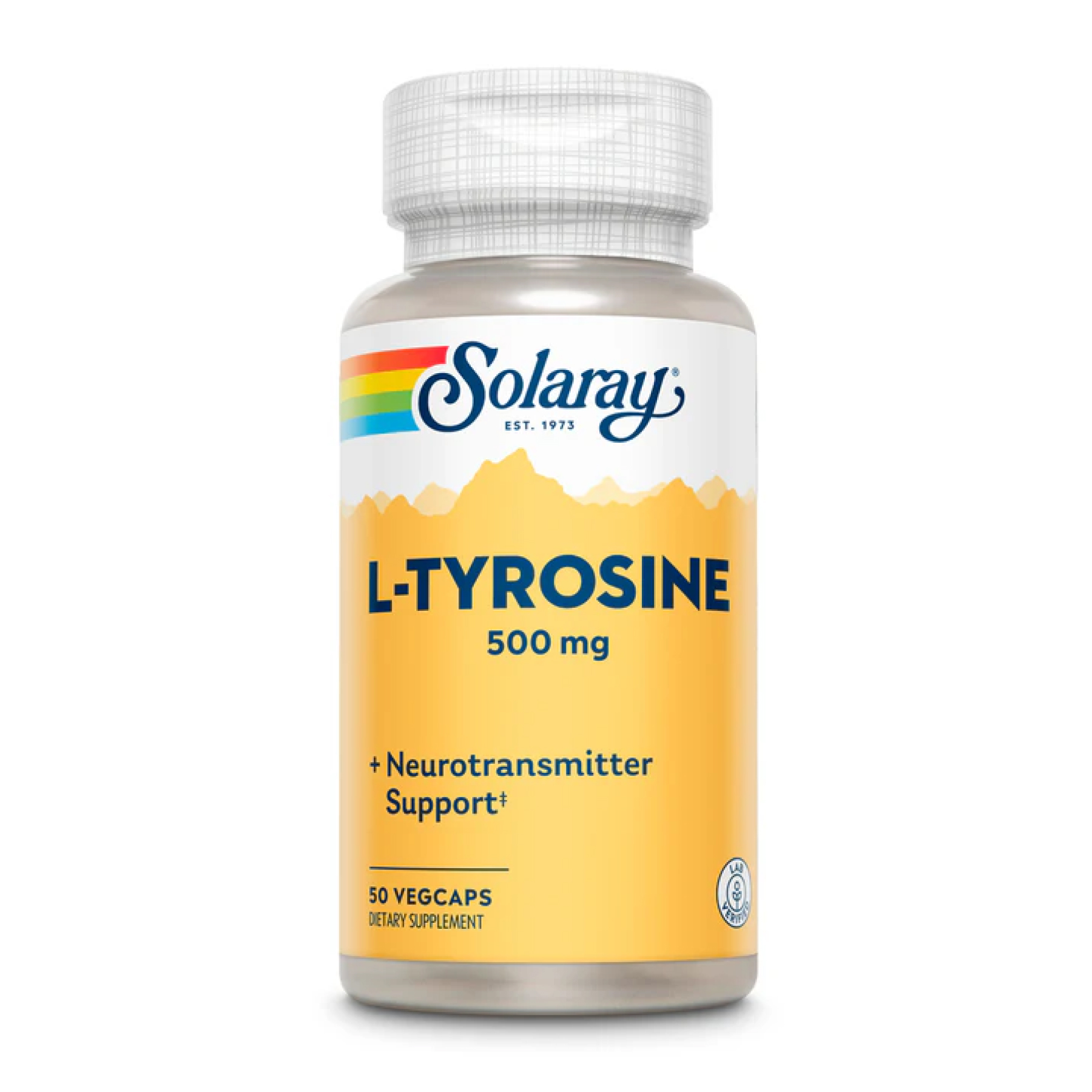Solaray L-Tyrosine 500mg - 50 vcaps 2023-10-2396