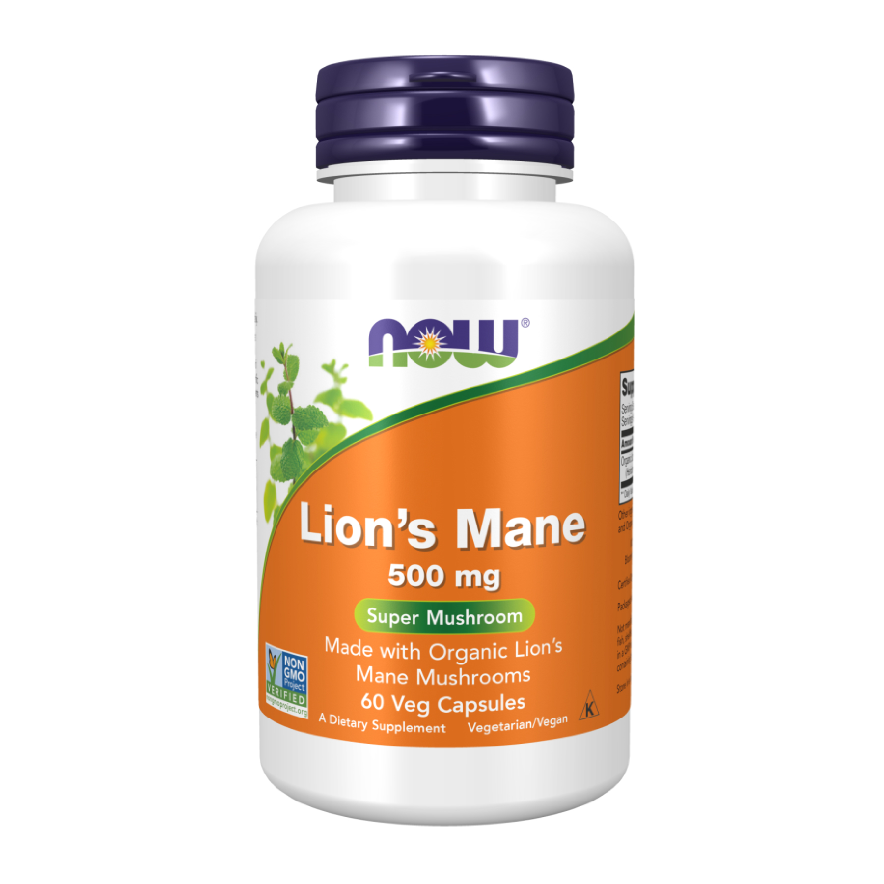 Now Foods Lion's Mane 500mg - 60 vcaps 2023-10-2089