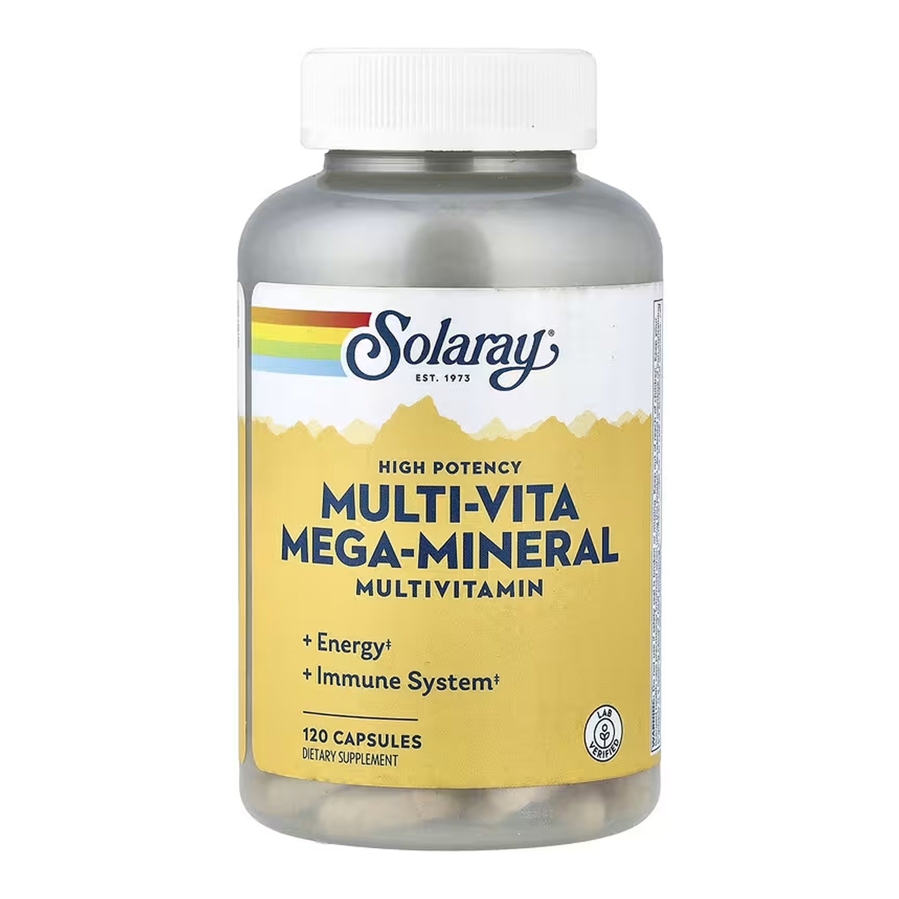 Solaray Mega-Mineral Multi-Vitamin - 120 caps 2023-10-6750