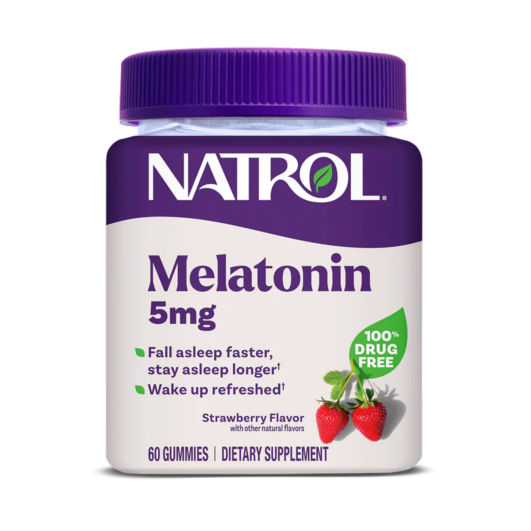 NATROL Melatonin 5mg - 60 gummies 2023-10-6223