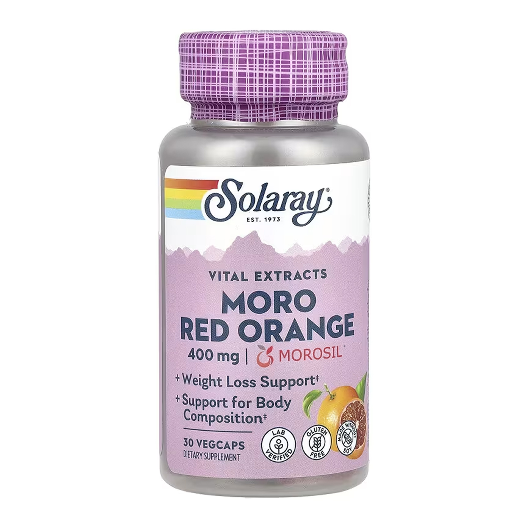 Solaray Moro Red Orange 400 mg - 30 vcaps 2023-10-7015
