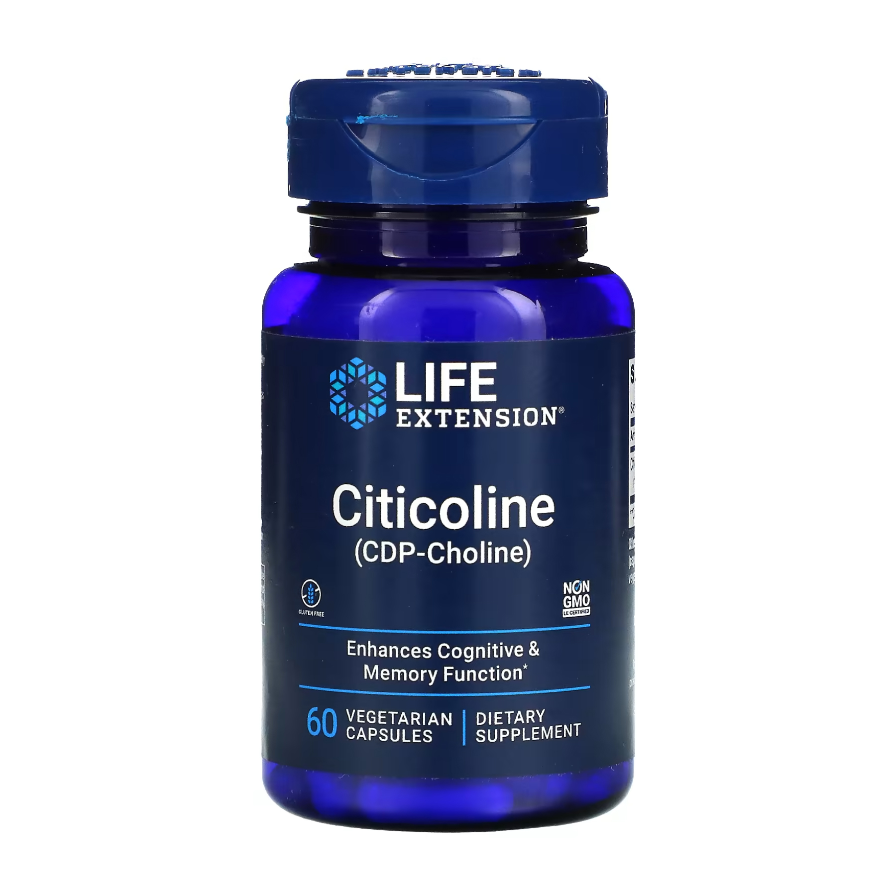 Life Extension Citicoline (CDP-Choline) - 60 vcaps 2022-10-1900