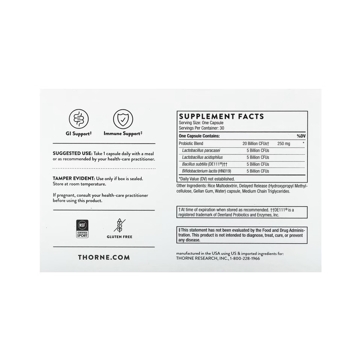 Thorne FloraSport 20B - 30 caps (До 03.26) 2023-10-7646
