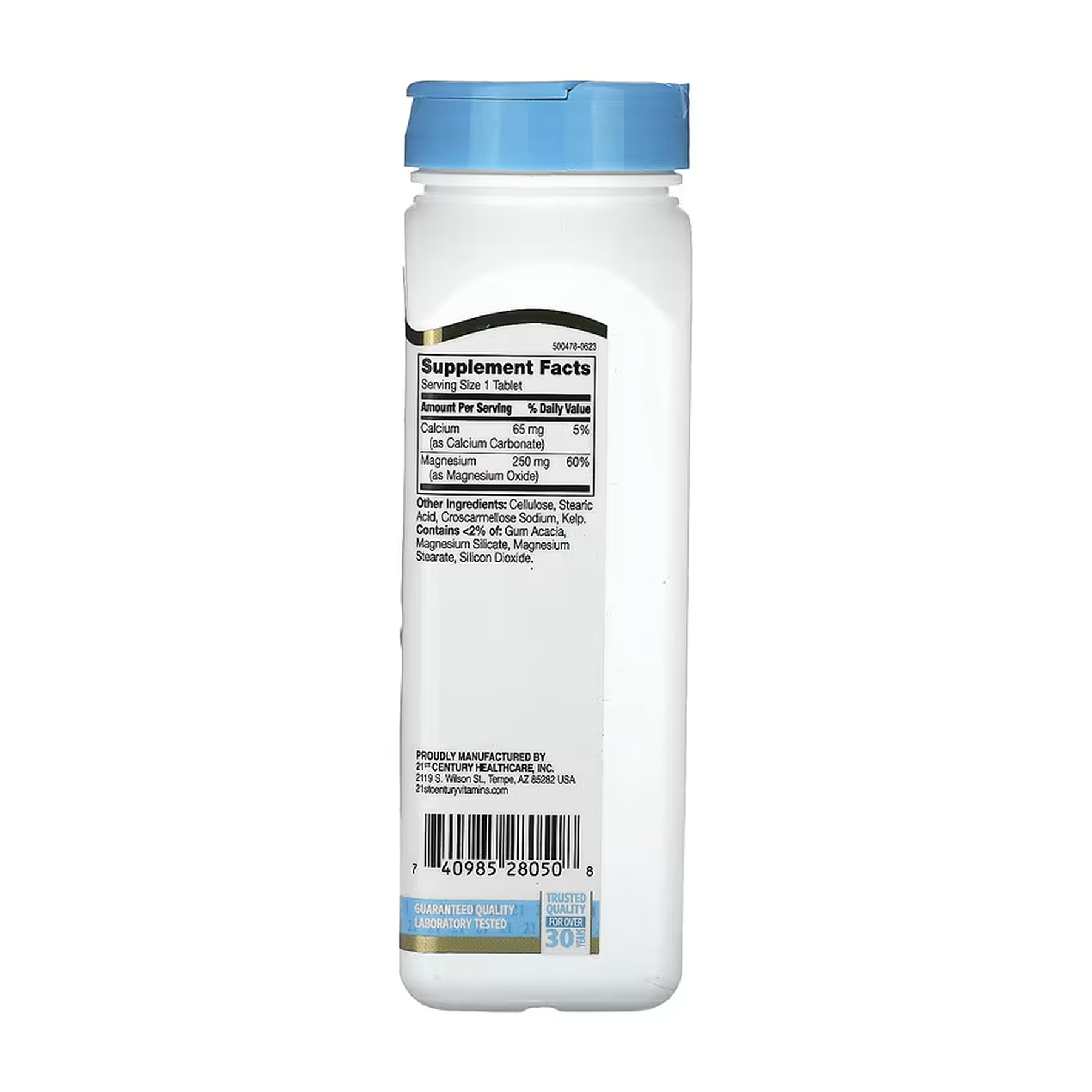 21st Century Magnesium 250 mg - 250 tabs 2023-10-7077