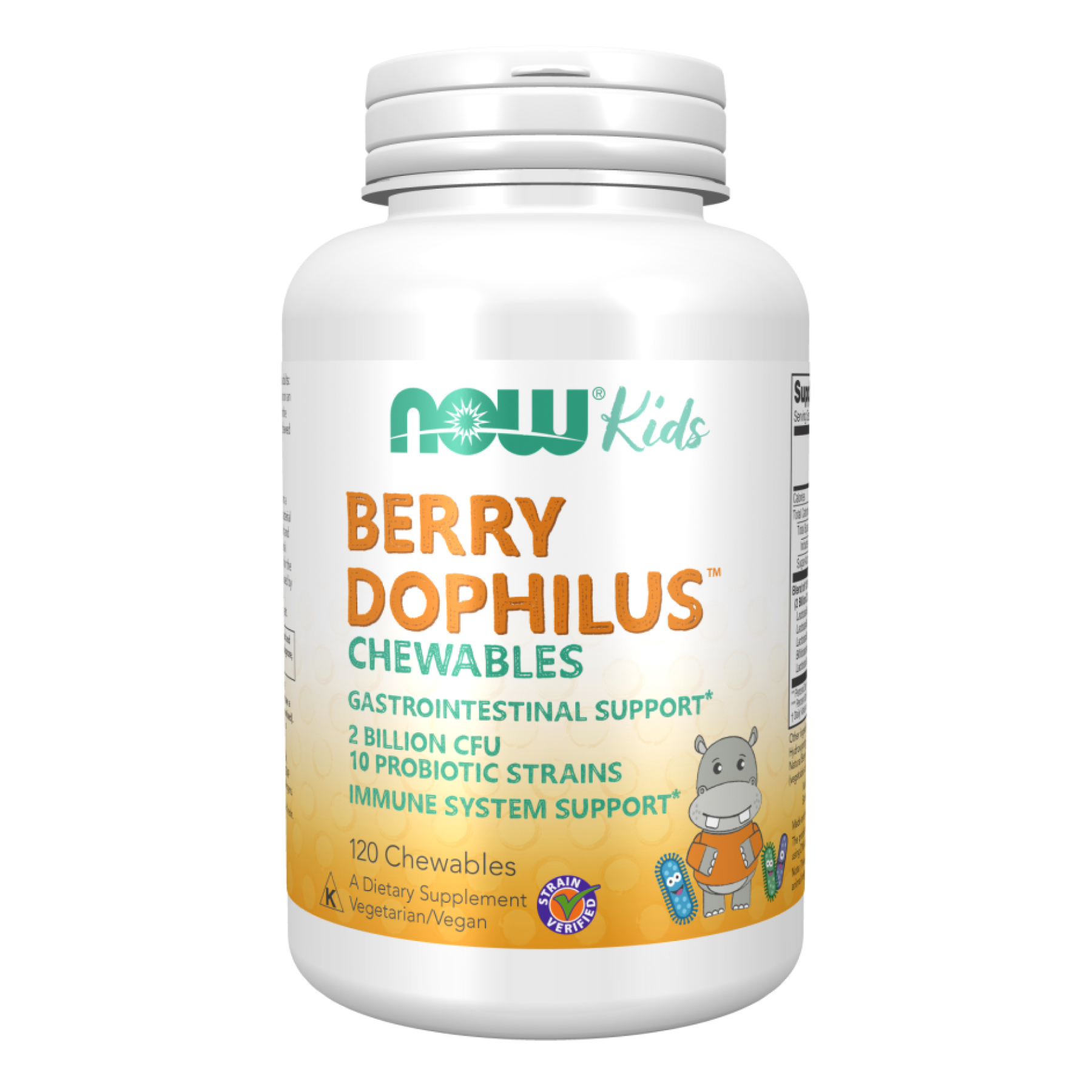 Now Foods BerryDophilus™ Kids - 120 Chewables 2022-10-2609