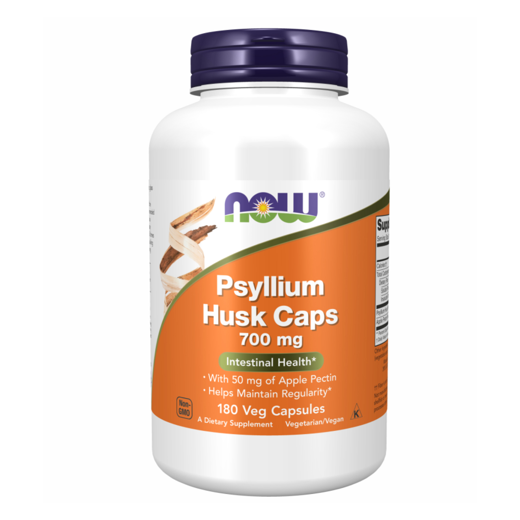 Now Foods Psyllium Husk 700mg+Pectin - 180 vcaps 2022-10-1390