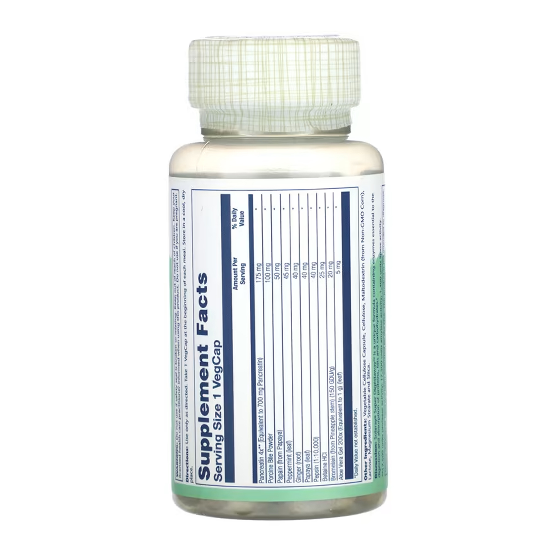 Solaray Super Digestaway - 60 vcaps 2023-10-6751