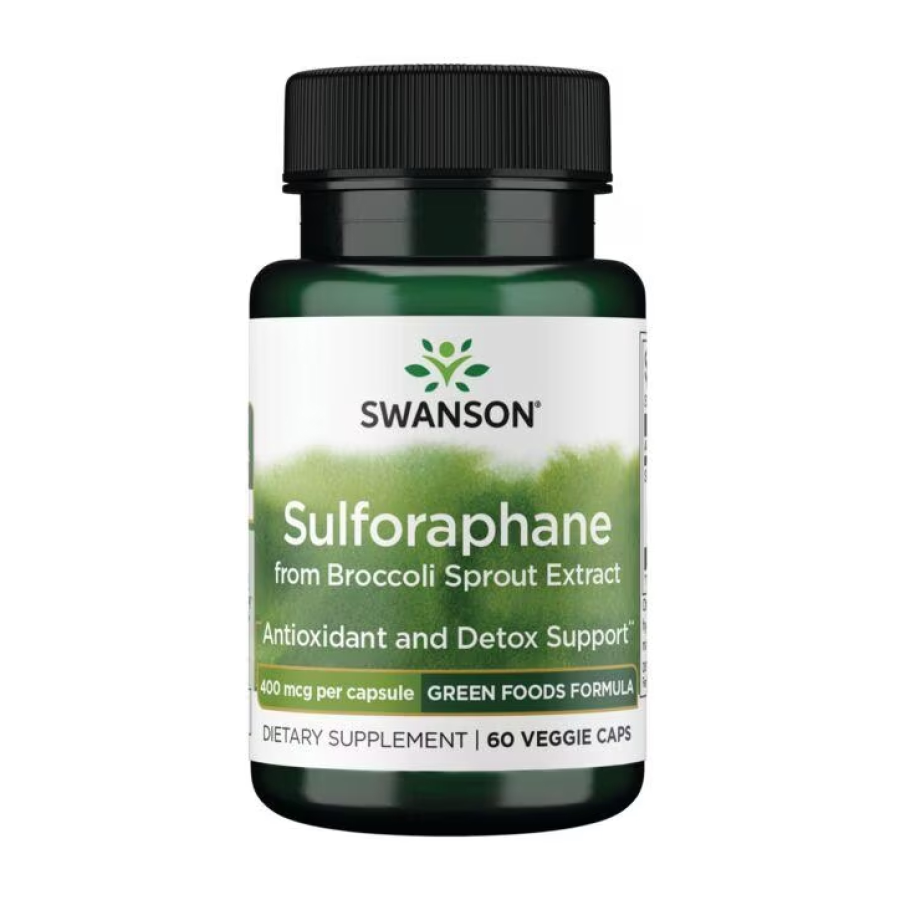 Swanson Sulforaphane from Broccoli Sprout Extract 400 mcg - 60veg caps 2022-10-0211