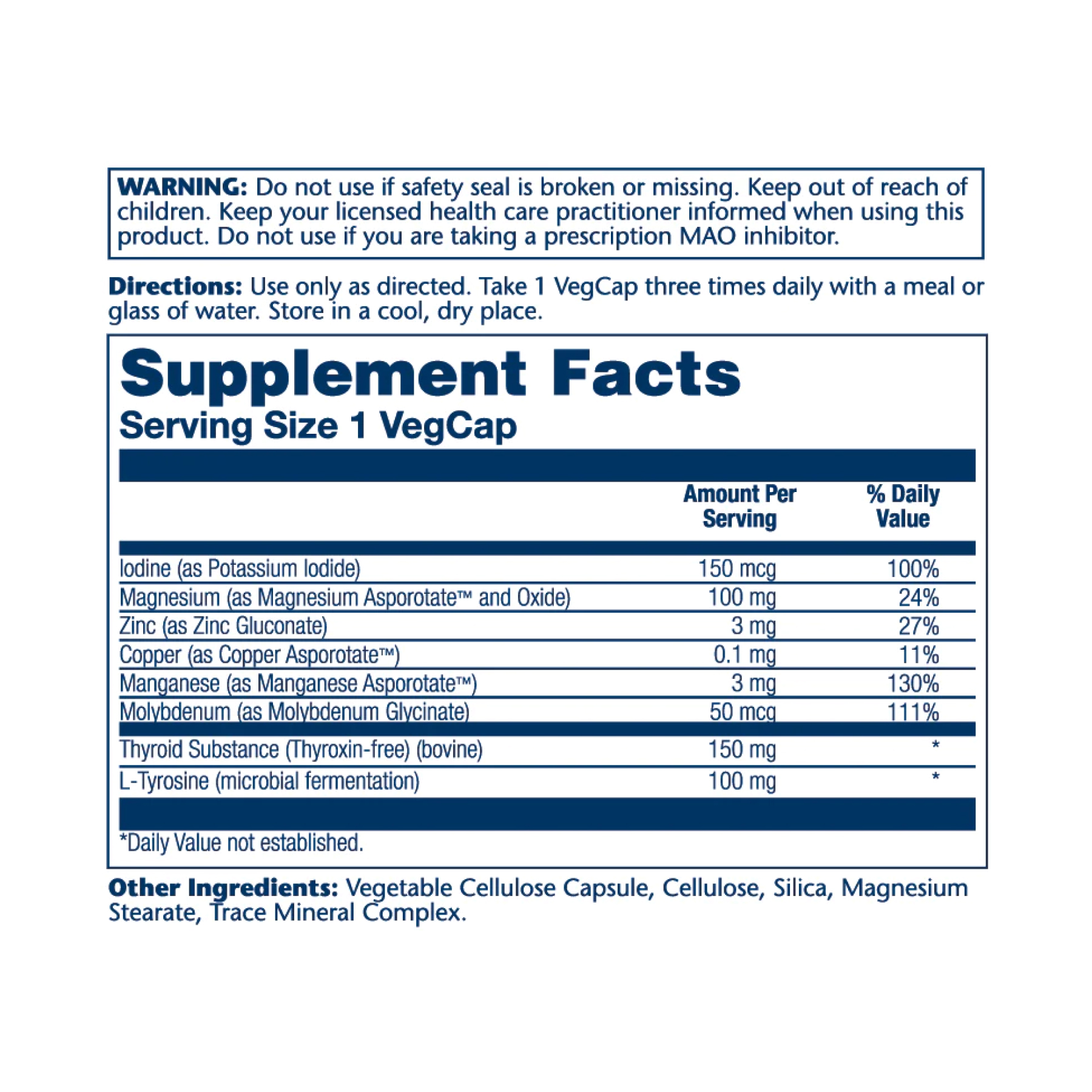 Solaray Thyroid Caps - 60 vcaps 2023-10-2397