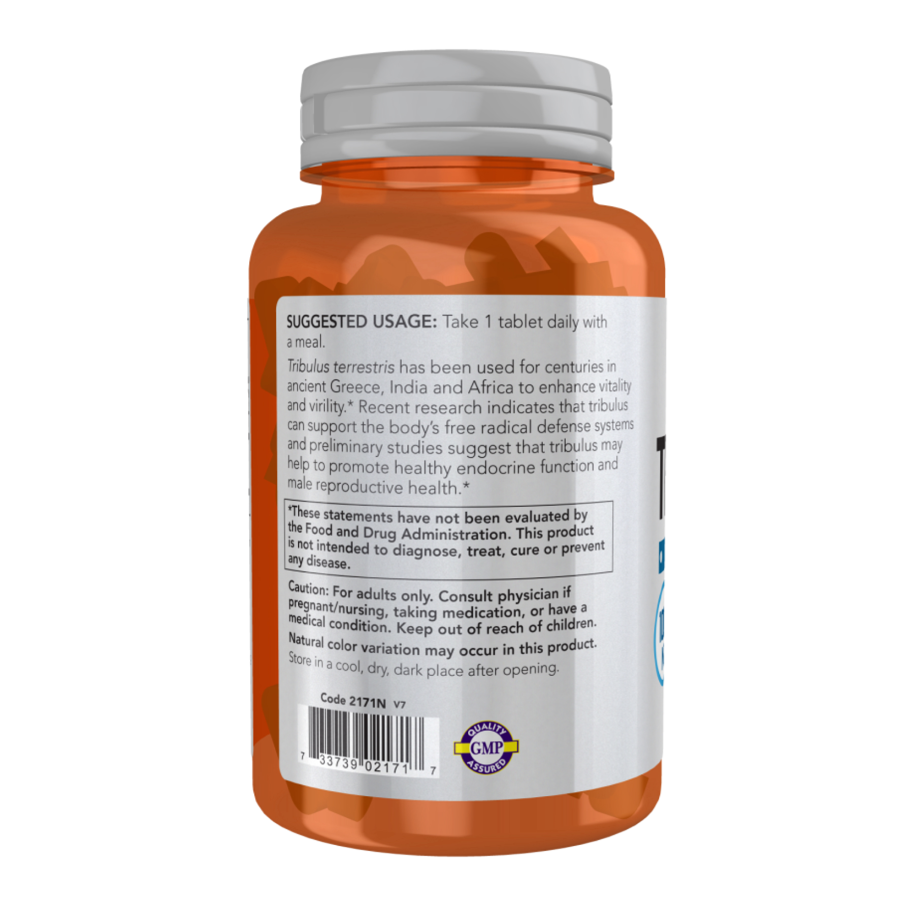 Now Foods Tribulus 1000mg - 180 tabs 2023-10-2090