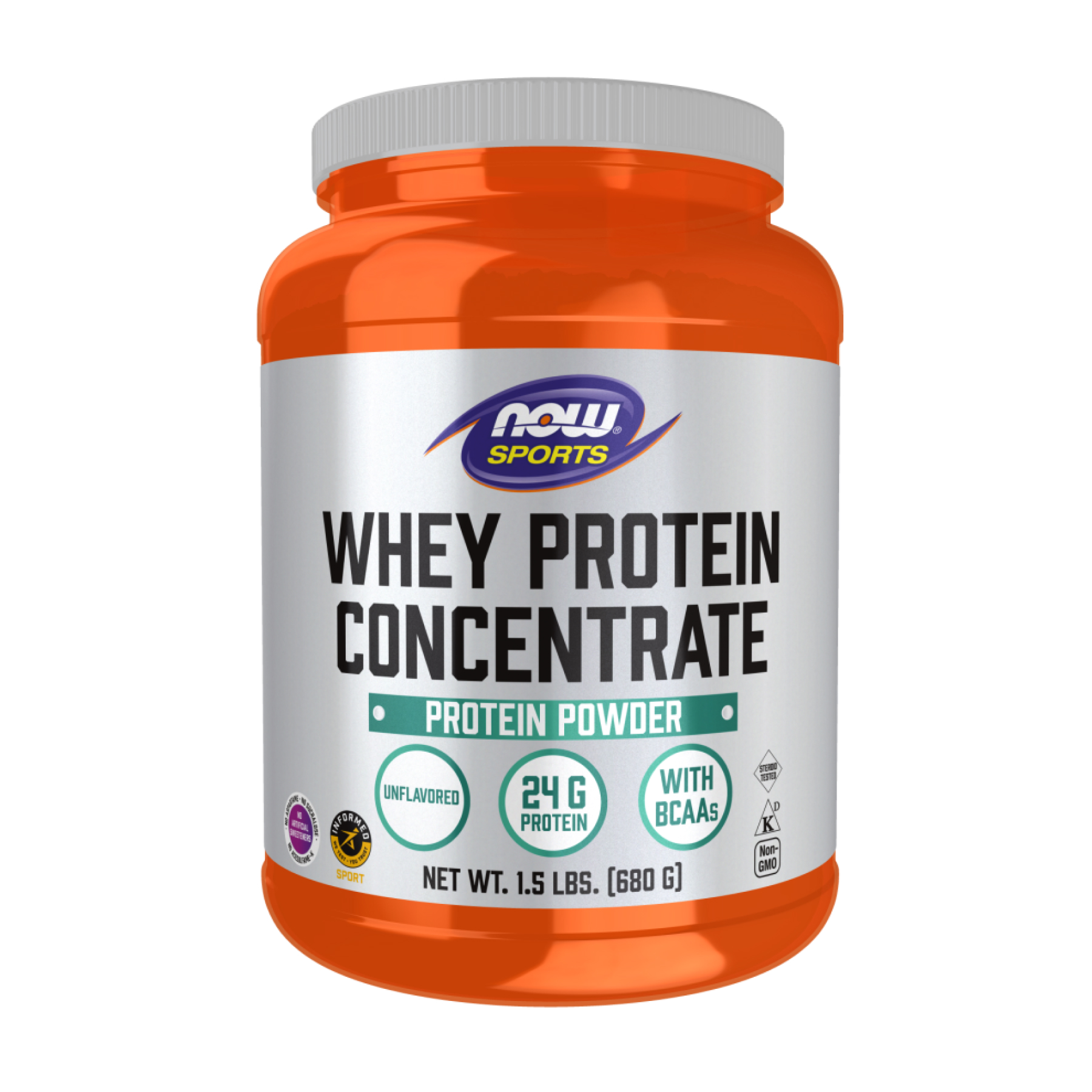 Now Foods Whey Protein Concentrate - 680g Unflavored 2023-10-5235