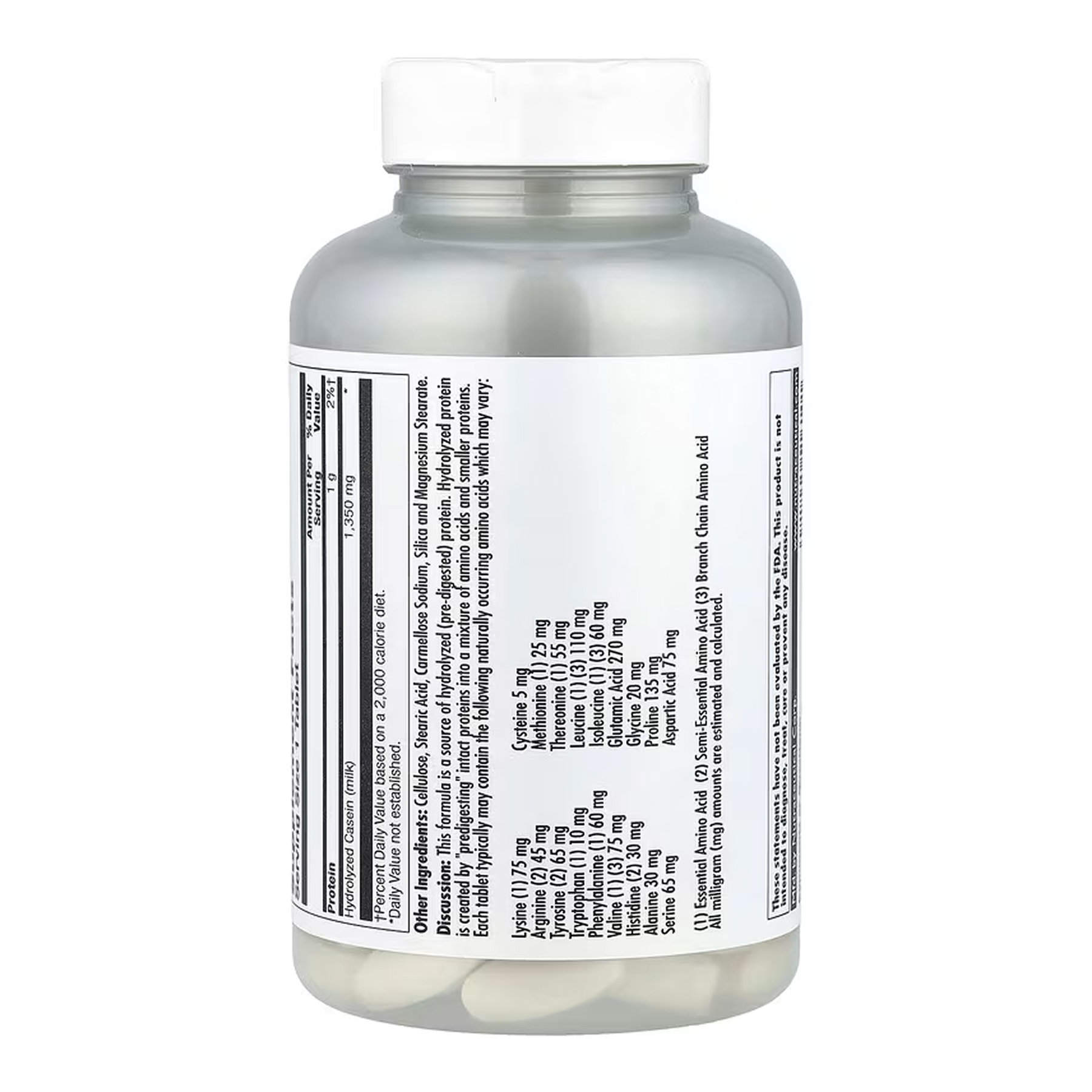 KAL Amino Acid Complex 1000mg - 100 tabs 2023-10-6955