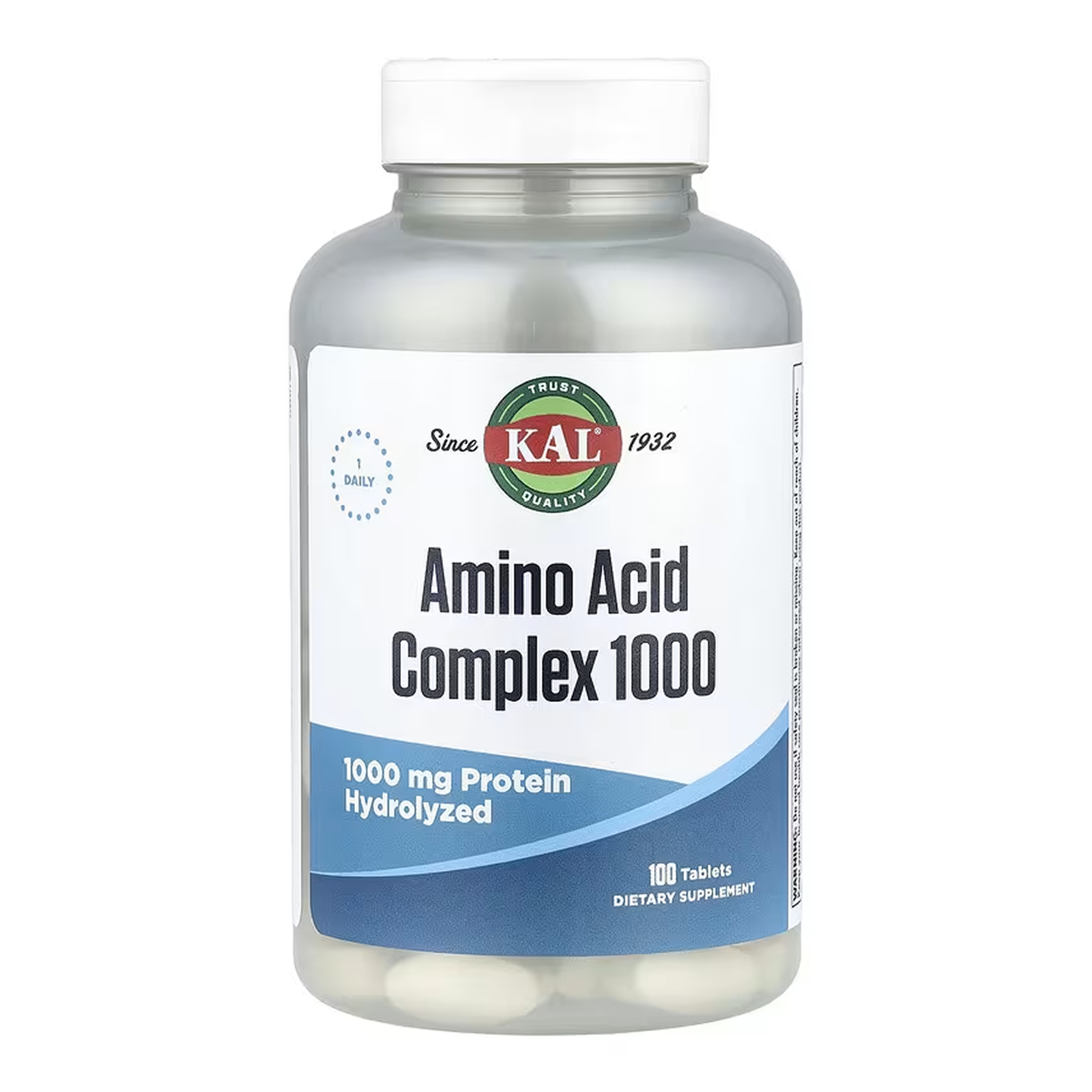 KAL Amino Acid Complex 1000mg - 100 tabs 2023-10-6955