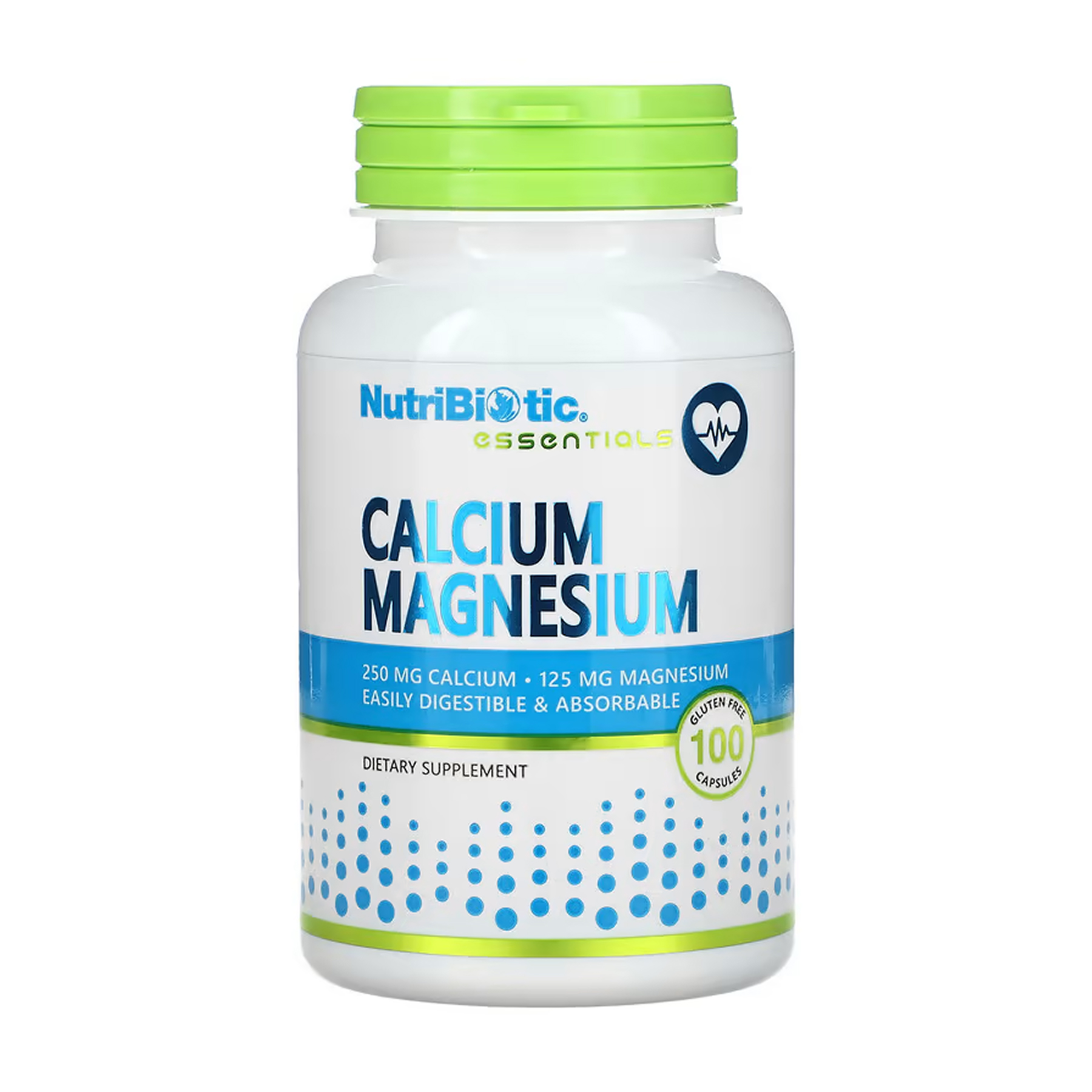 Nutribiotic Calcium Magnesium - 100 caps 2023-10-5480