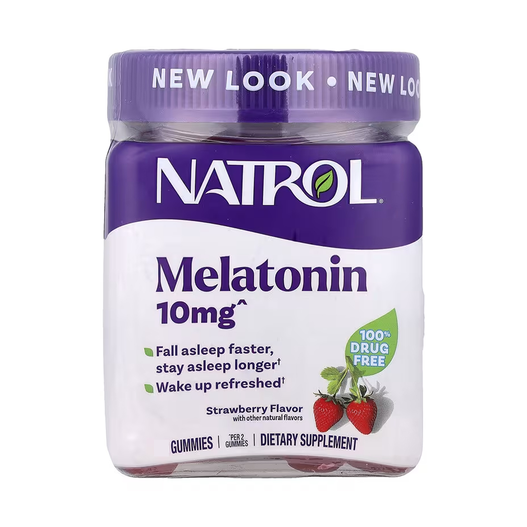 NATROL Melatonin 10mg - 60 gummies 2023-10-6225