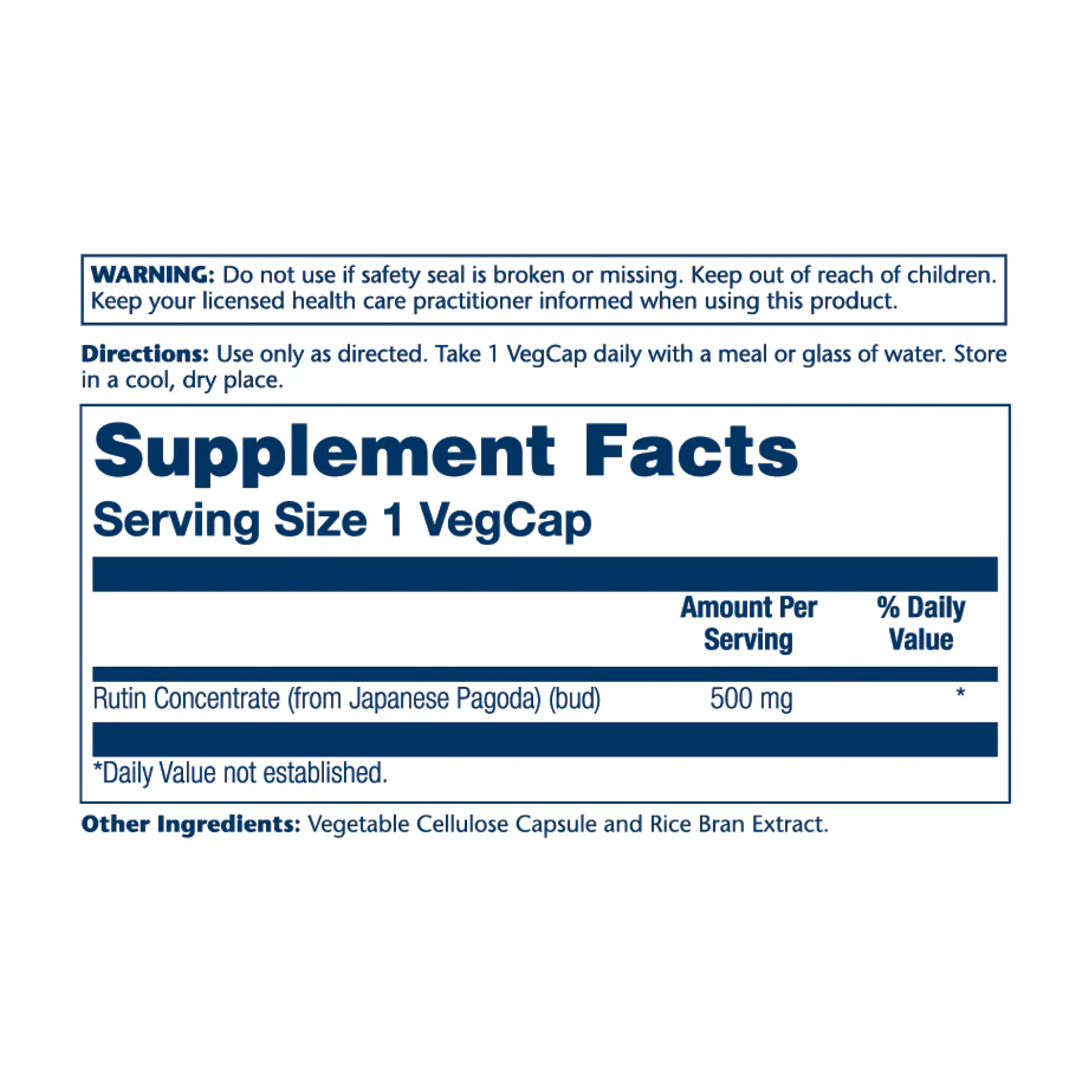 Solaray Rutin 500mg - 90 vcaps 2023-10-3022
