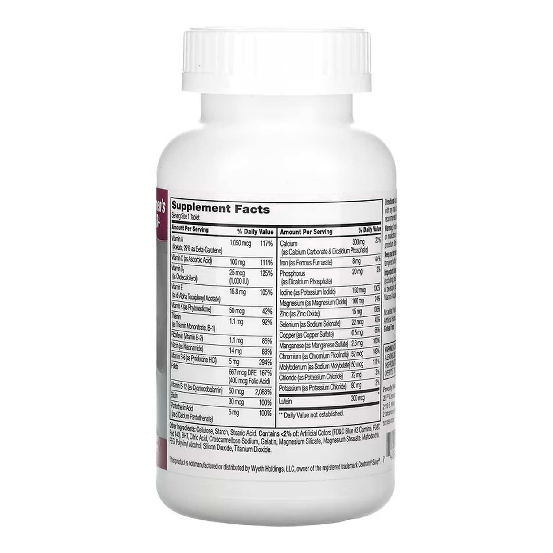 21st Century Sentry Senior Women 50+ - 100 tabs 100-10-5368131-20
