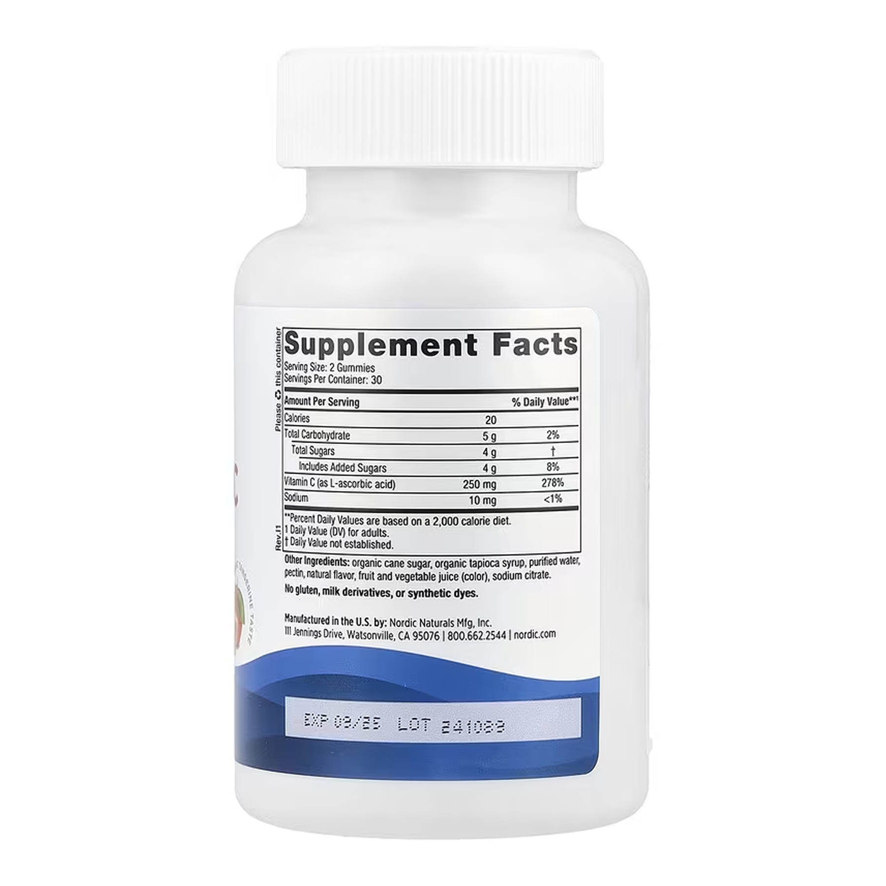 Nordic Naturals Vitamin C - 60 gummies 2023-10-7854