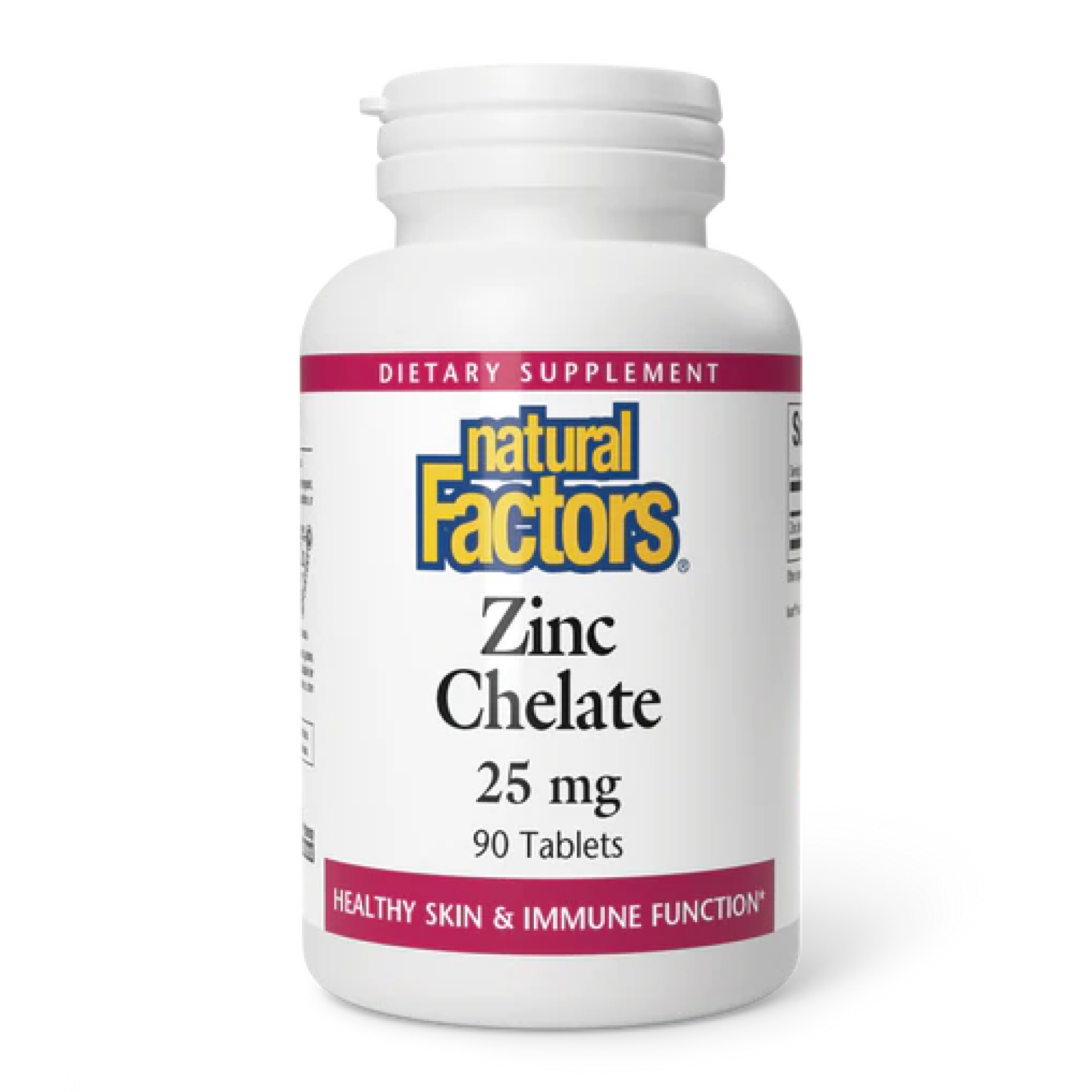 Natural Factors Zinc Chelate 25mg - 90 tabs 2023-10-3827