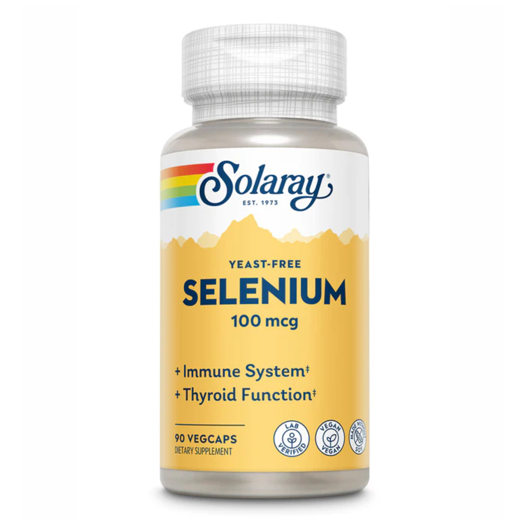 Solaray Selenium Yeast Free 100mcg - 90 vcaps 2022-10-1030