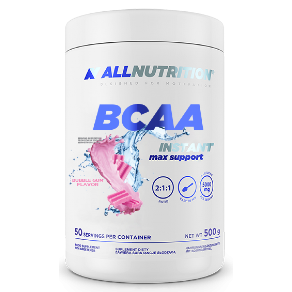 Allnutrition BCAA Max Support Instant - 500g Bubble Gum 100-45-2543892-20