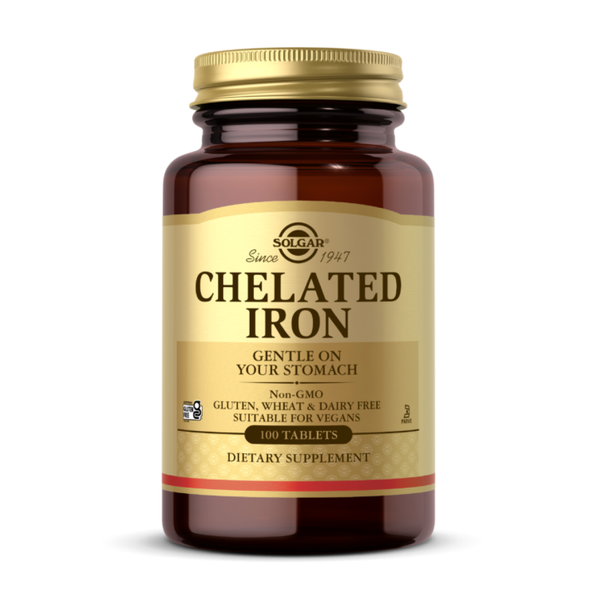 Solgar Chelated Iron - 100 tabs 2023-10-3687