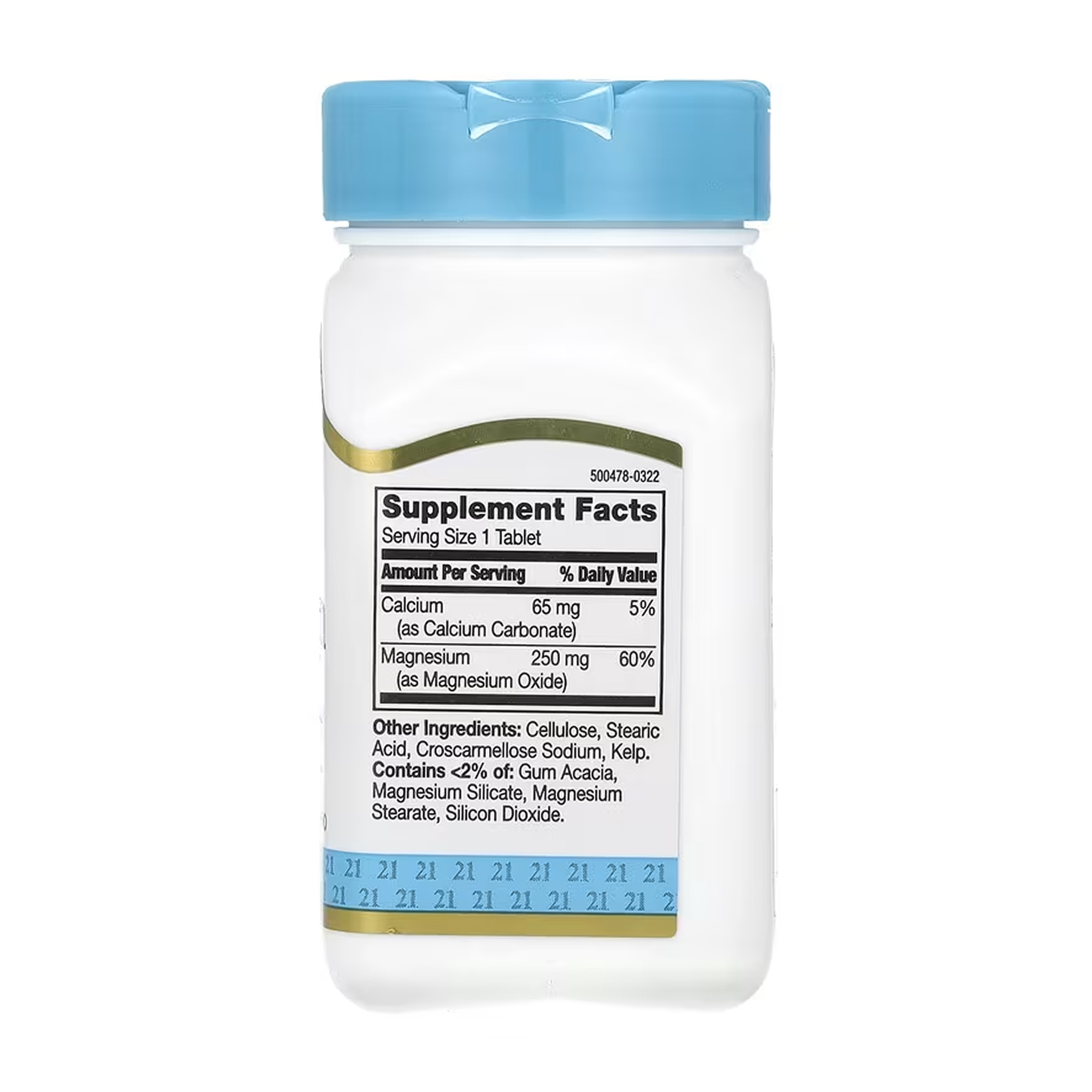 21st Century Magnesium 250 mg - 110 tabs 2023-10-7079