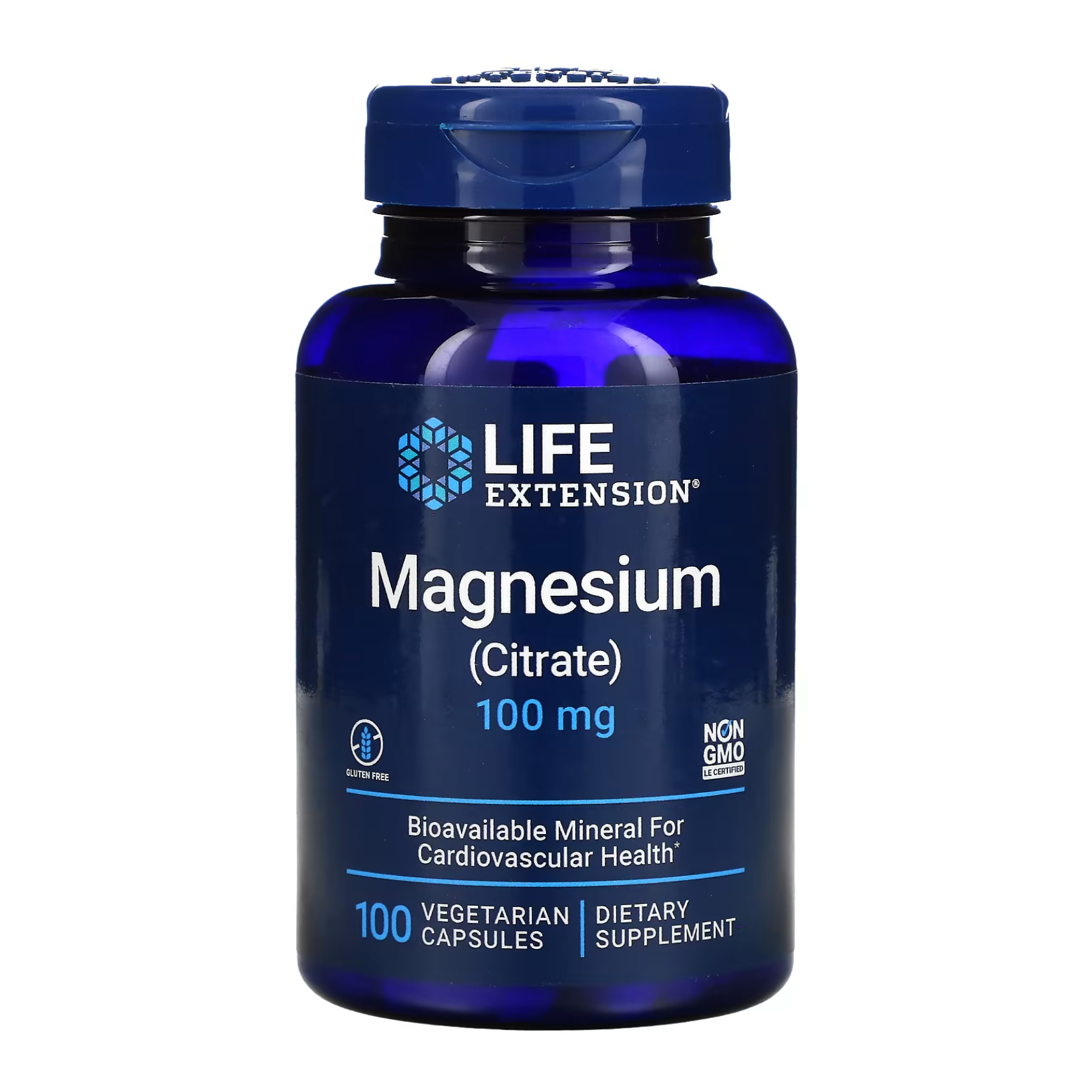 Life Extension Magnesium (Citrate) 100 mg - 100 vcaps 2022-10-1902