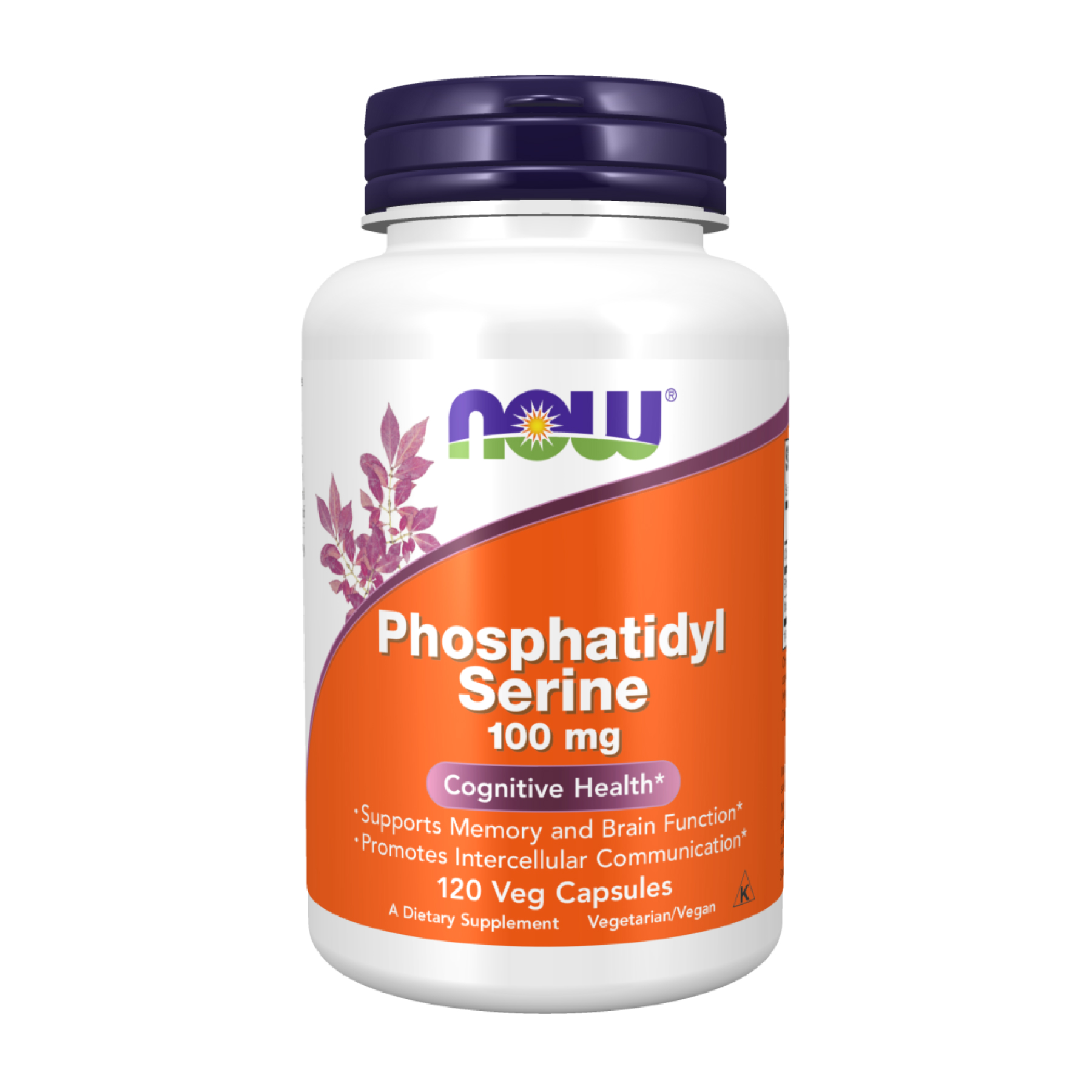 Now Foods Phosphatidyl Serine 100mg - 120 vcaps 2023-10-5237