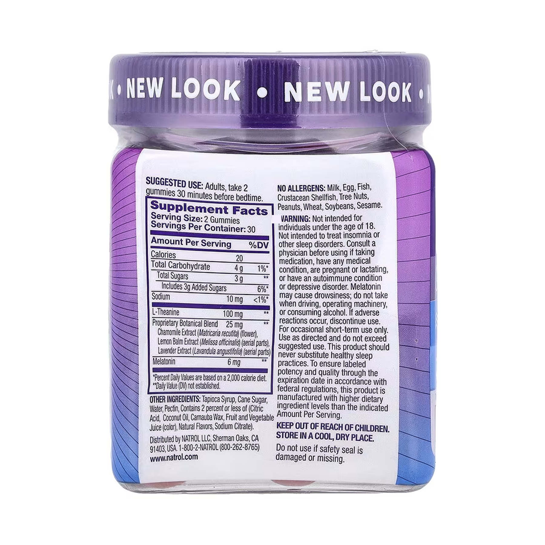 NATROL Sleep+ Calm - 60 gummies 2023-10-6226