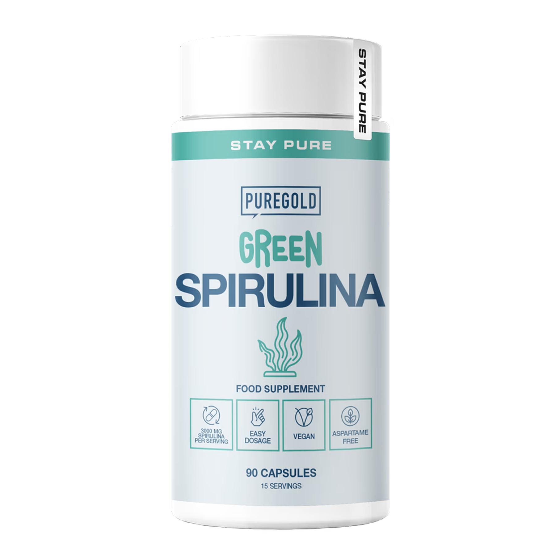 Pure Gold Spirulina - 90 caps 2023-10-6079
