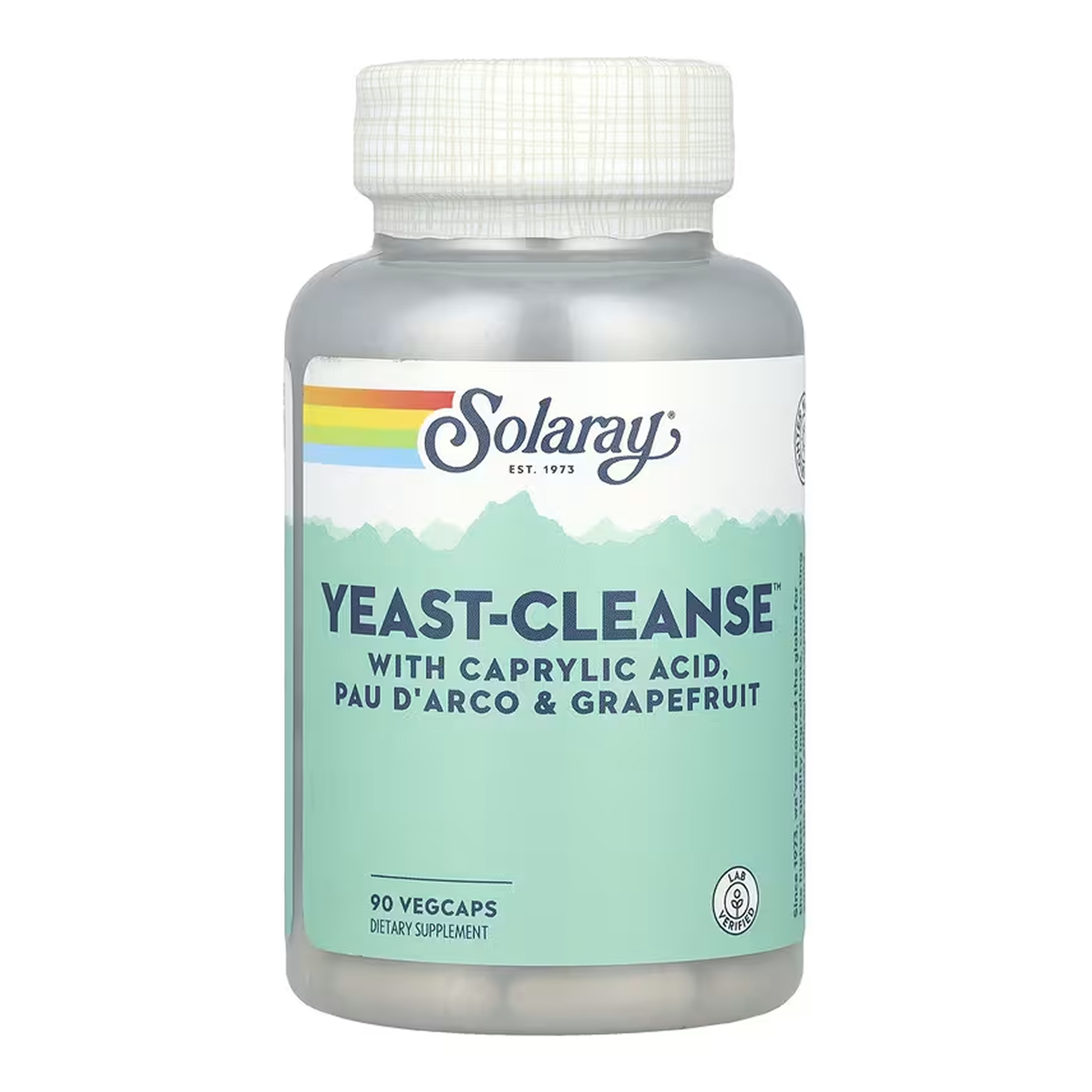 Solaray Yeast Cleanse - 90 vcaps 2023-10-6956