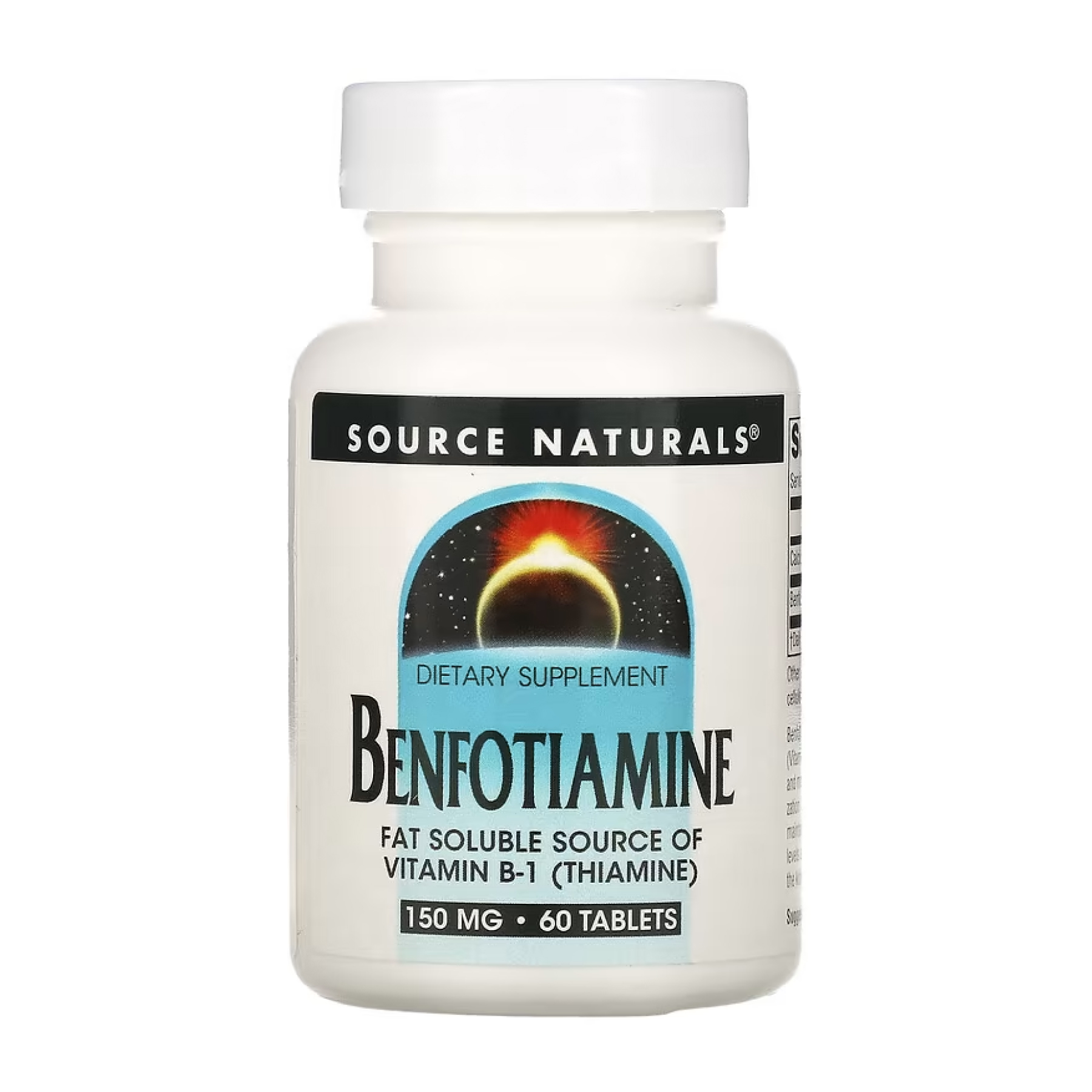 Source Naturals Benfotiamine 150mg - 60 tabs 2023-10-5293